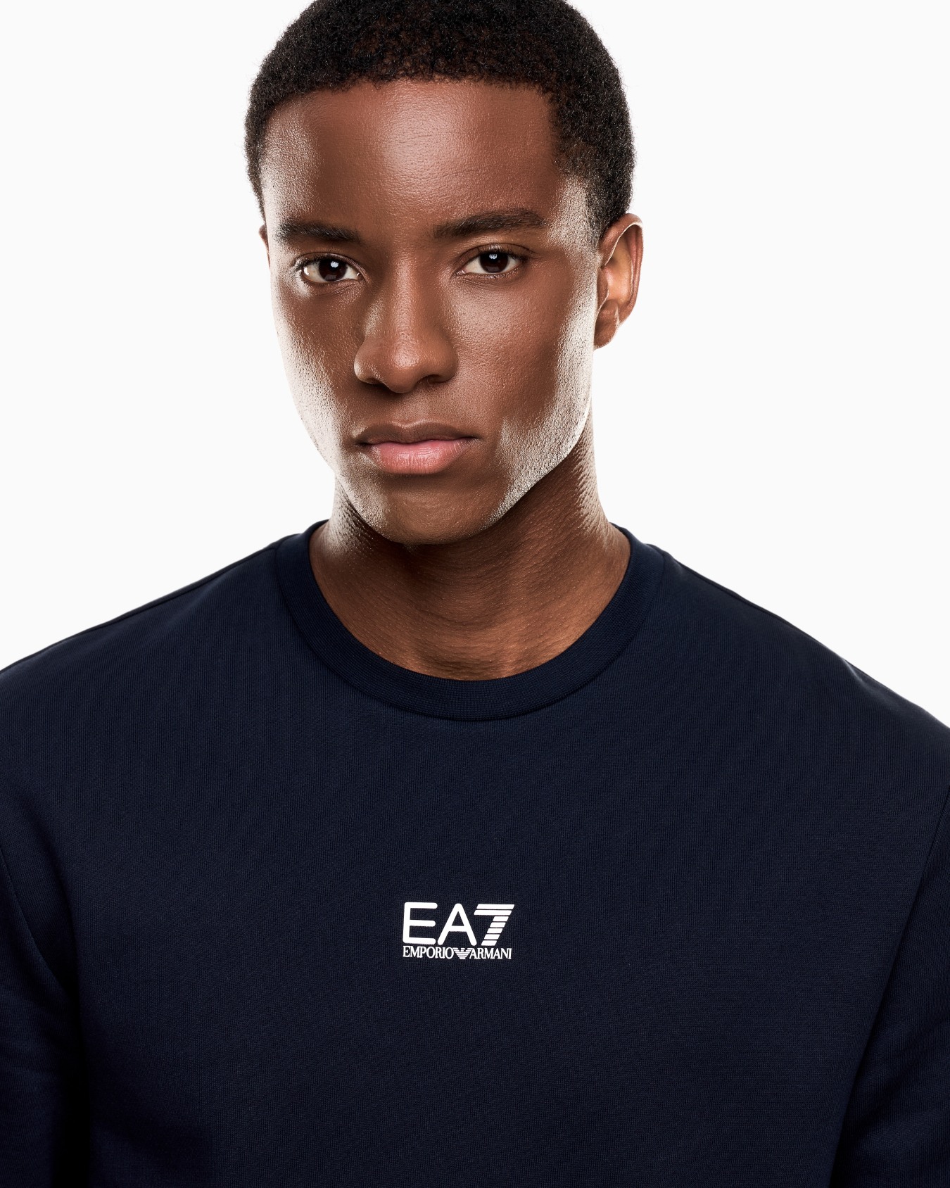 Core Identity cotton-blend crew-neck sweatshirt Slide 4