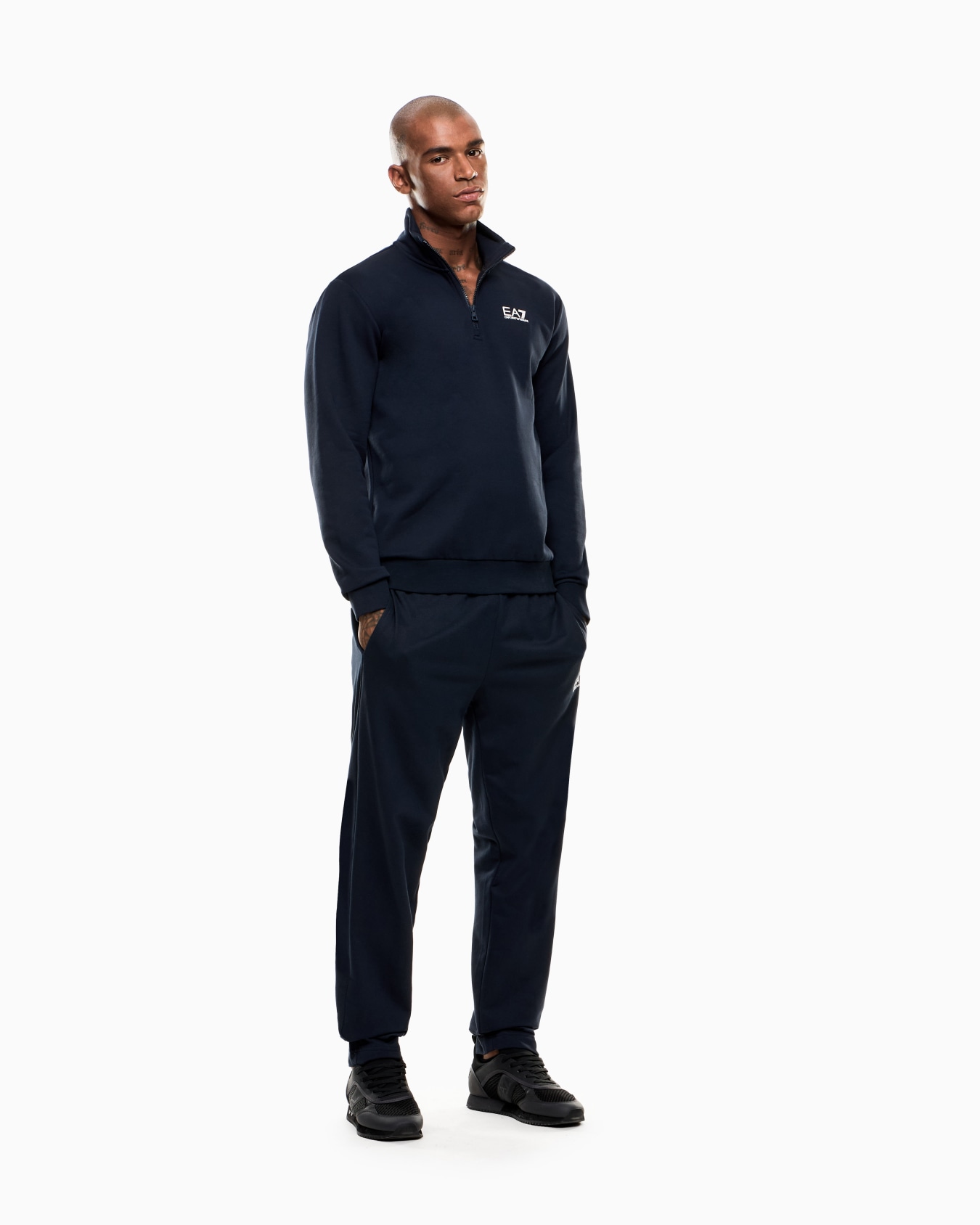 Sudadera Core Identity de mezcla de algodón Diapositiva 2