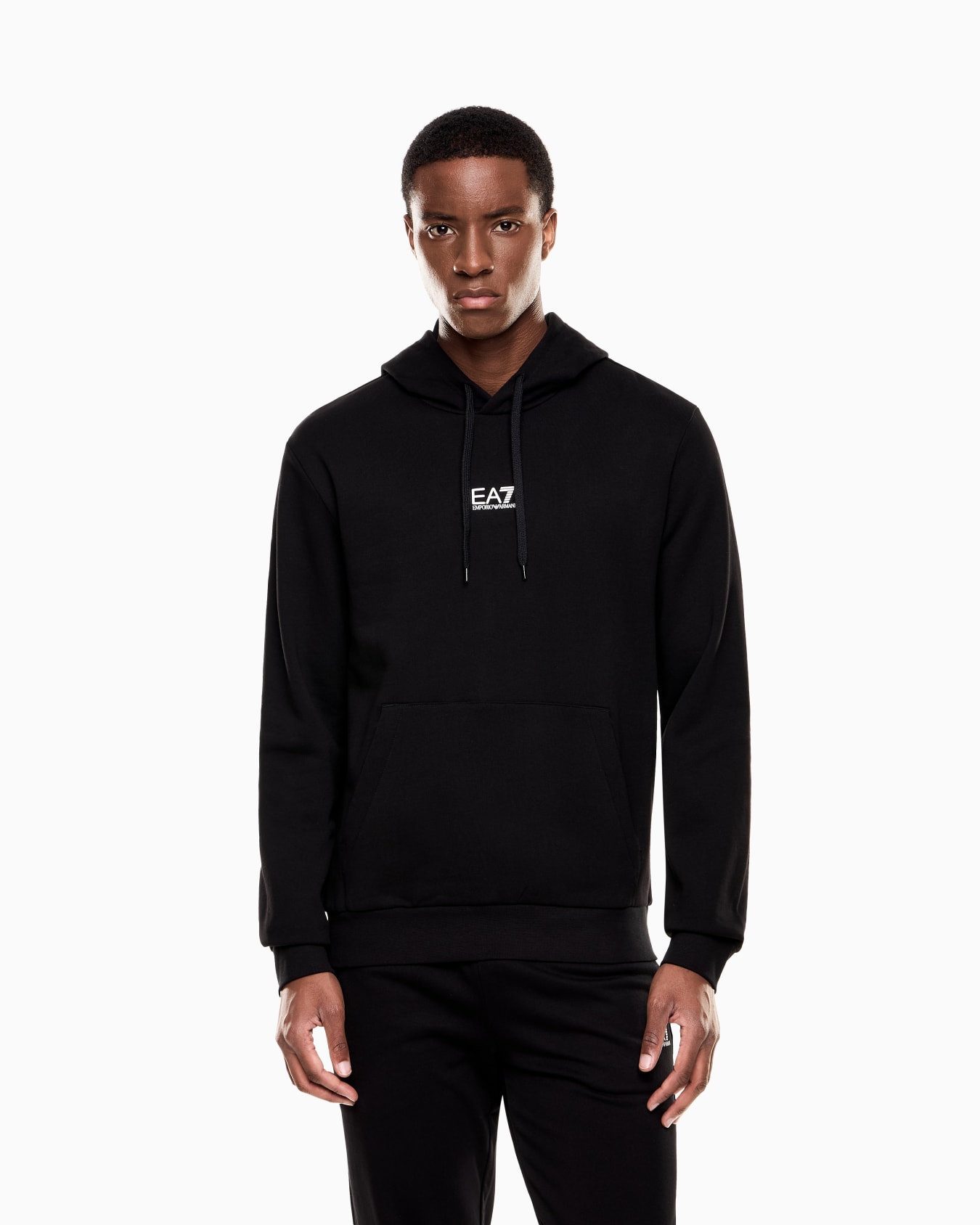 Sudadera con capucha Core Identity de mezcla de algodón Diapositiva 3