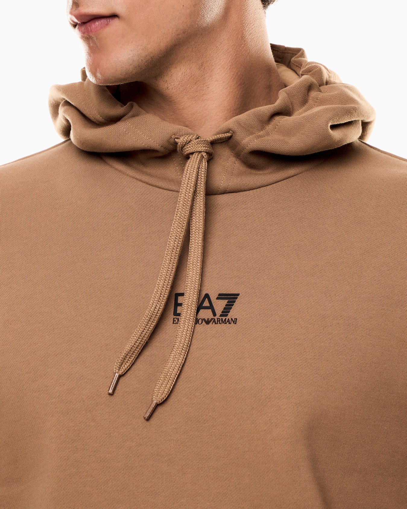 Sweat-shirt à capuche Core Identity en coton mélangé Diapositive 4