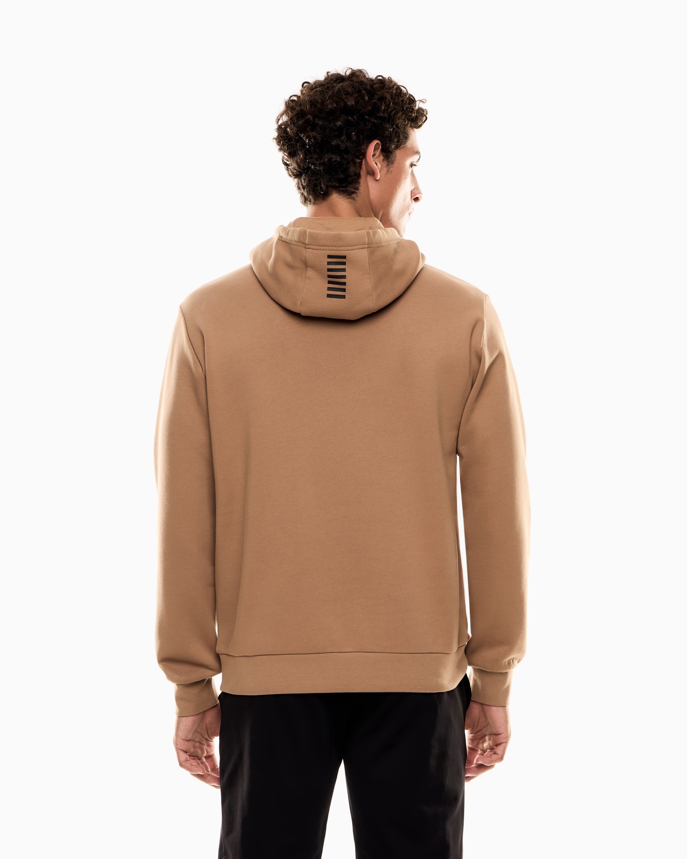 Sweat-shirt à capuche Core Identity en coton mélangé Diapositive 2