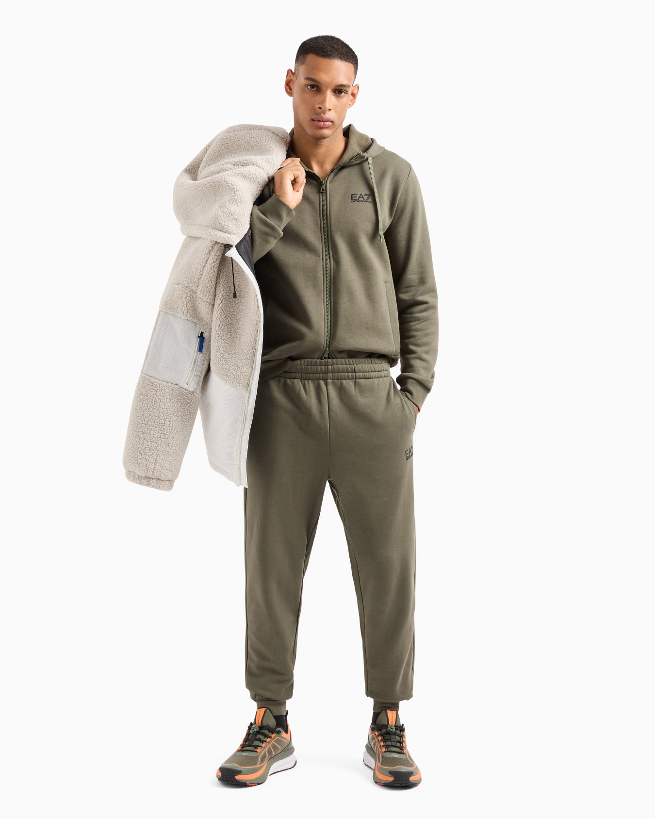 Core Identity cotton-blend hooded sweatshirt Slide 3
