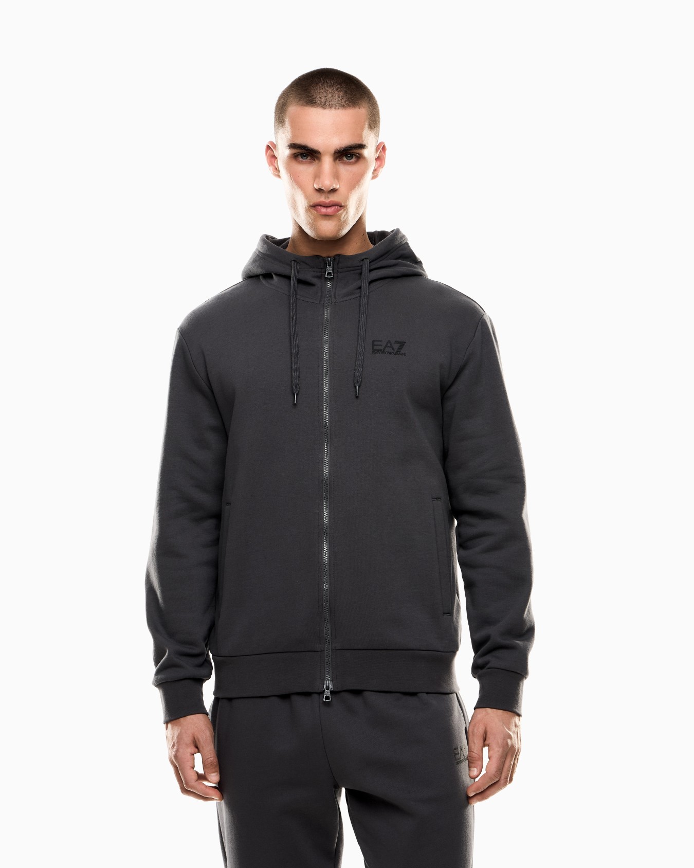 Core Identity cotton-blend hooded sweatshirt Slide 3