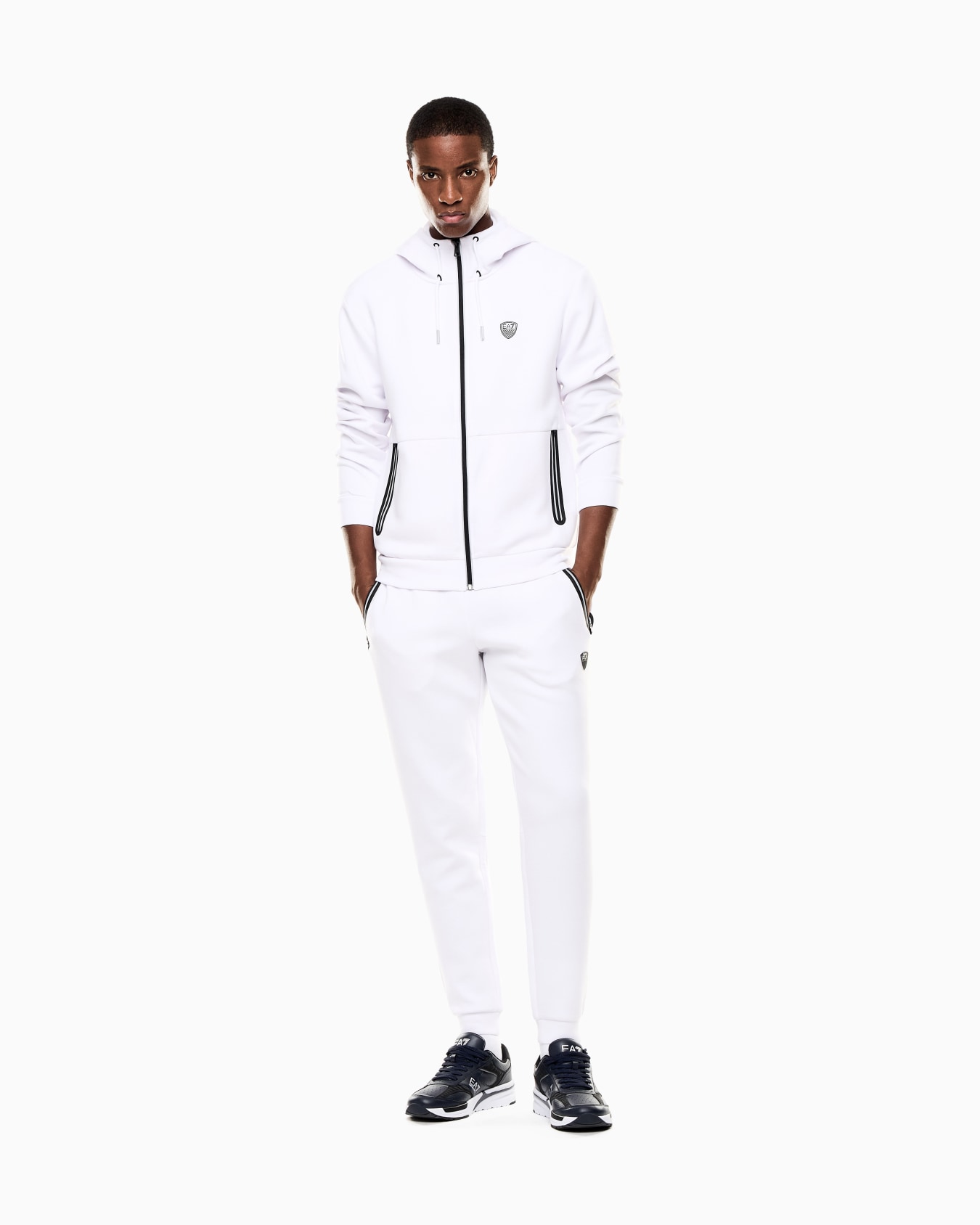 Premium Shield stretch viscose-blend joggers Slide 1