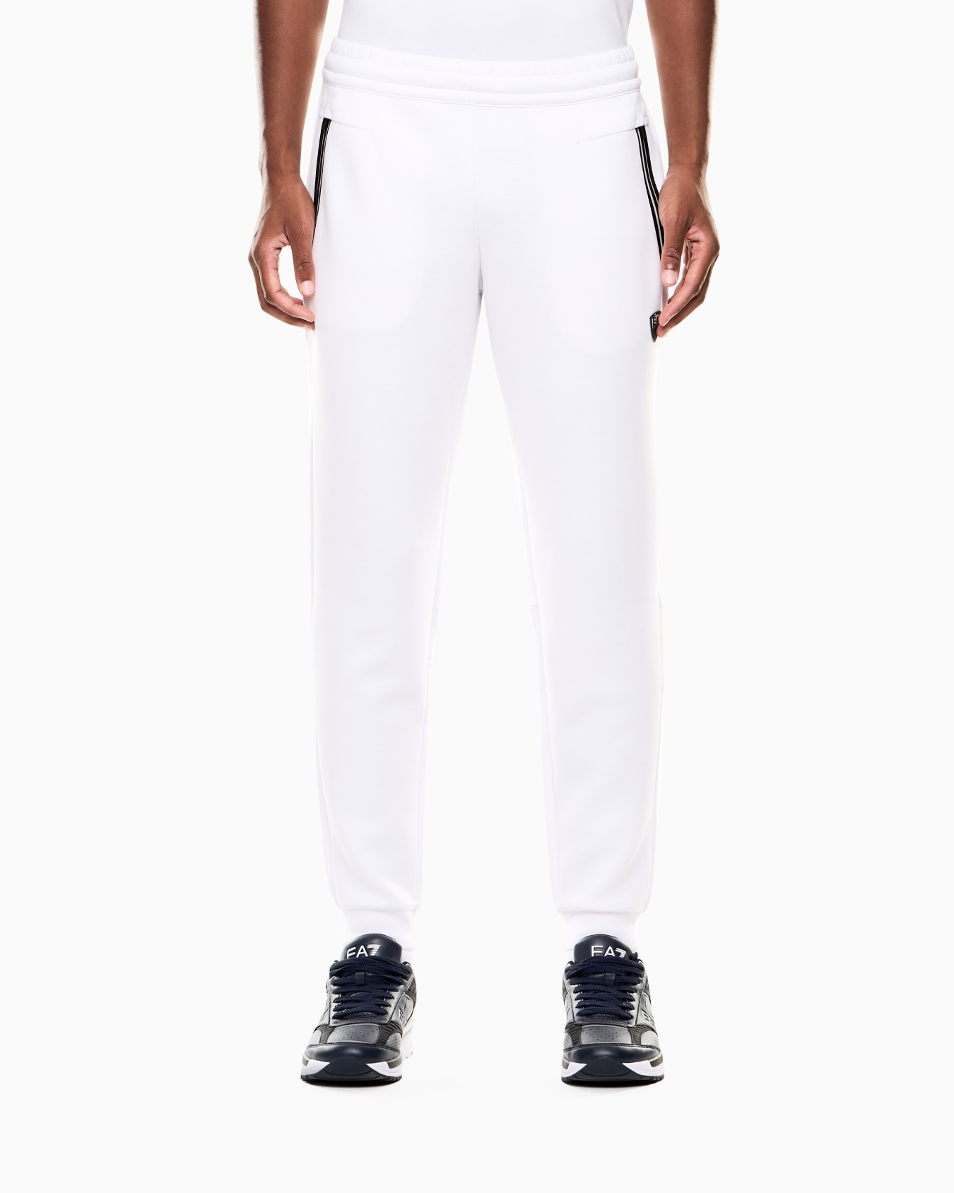 Premium Shield stretch viscose-blend joggers Slide 3