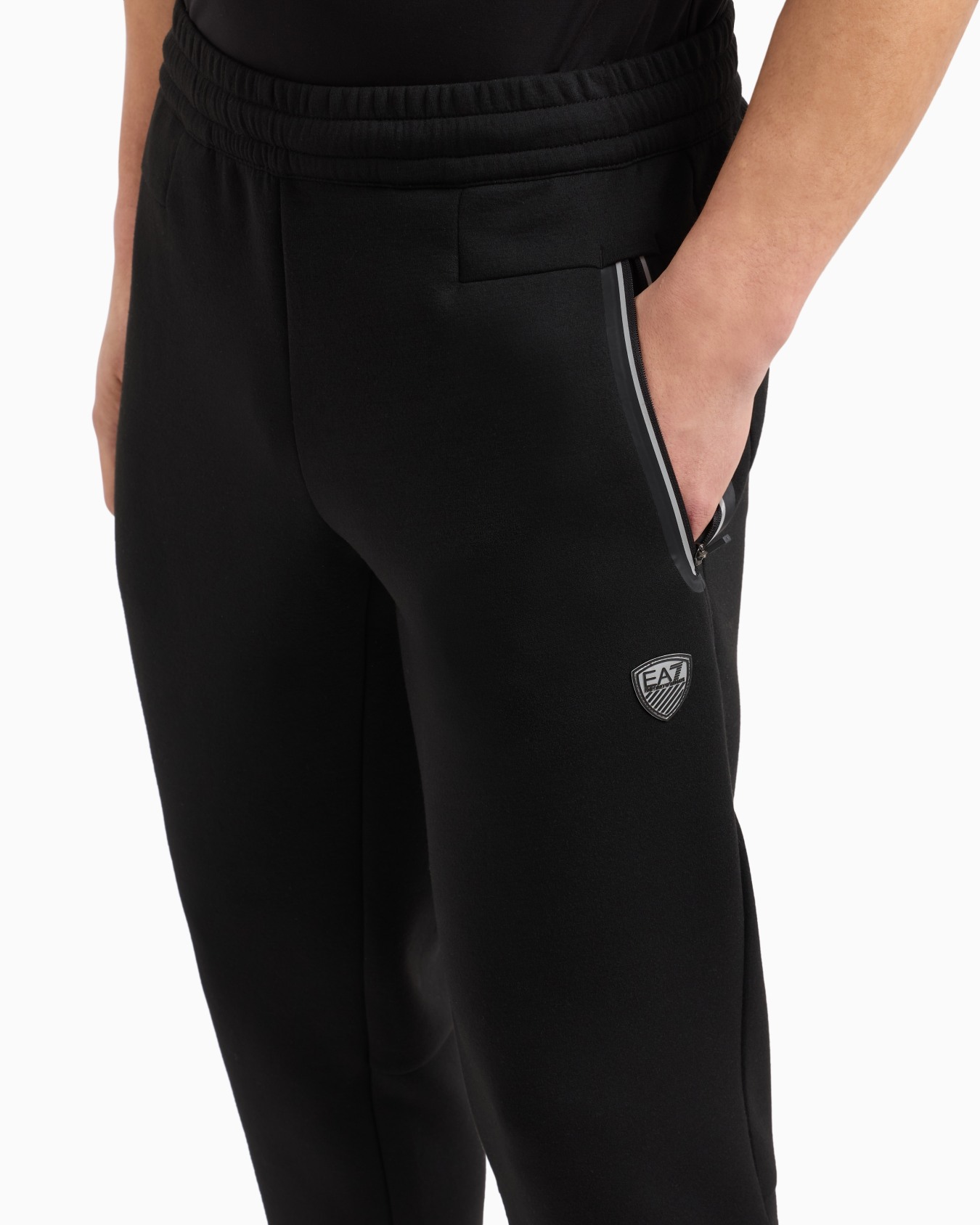 Pantalones de chándal de mezcla de viscosa elástica Premium Shield Diapositiva 4