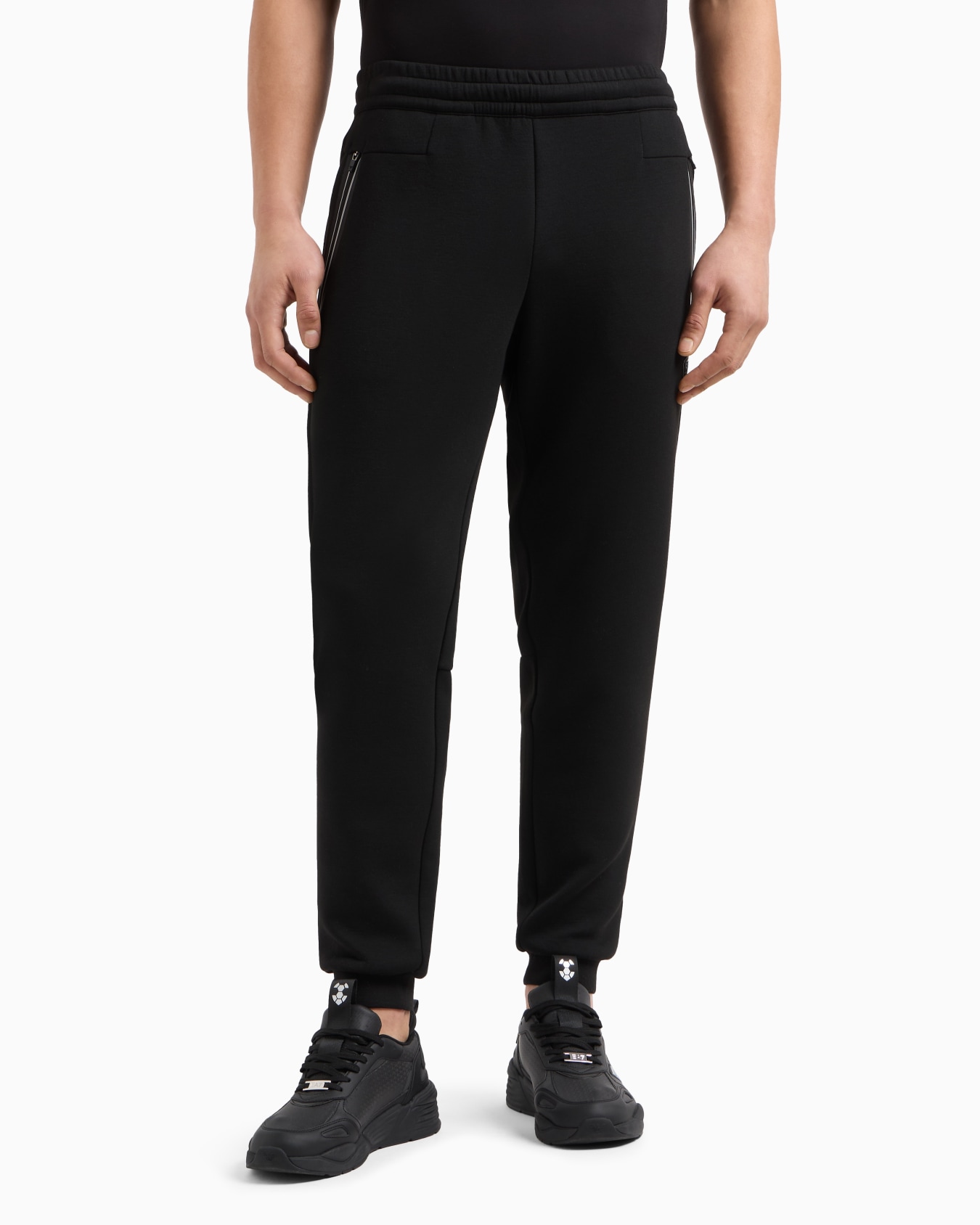 Pantalones de chándal de mezcla de viscosa elástica Premium Shield Diapositiva 3