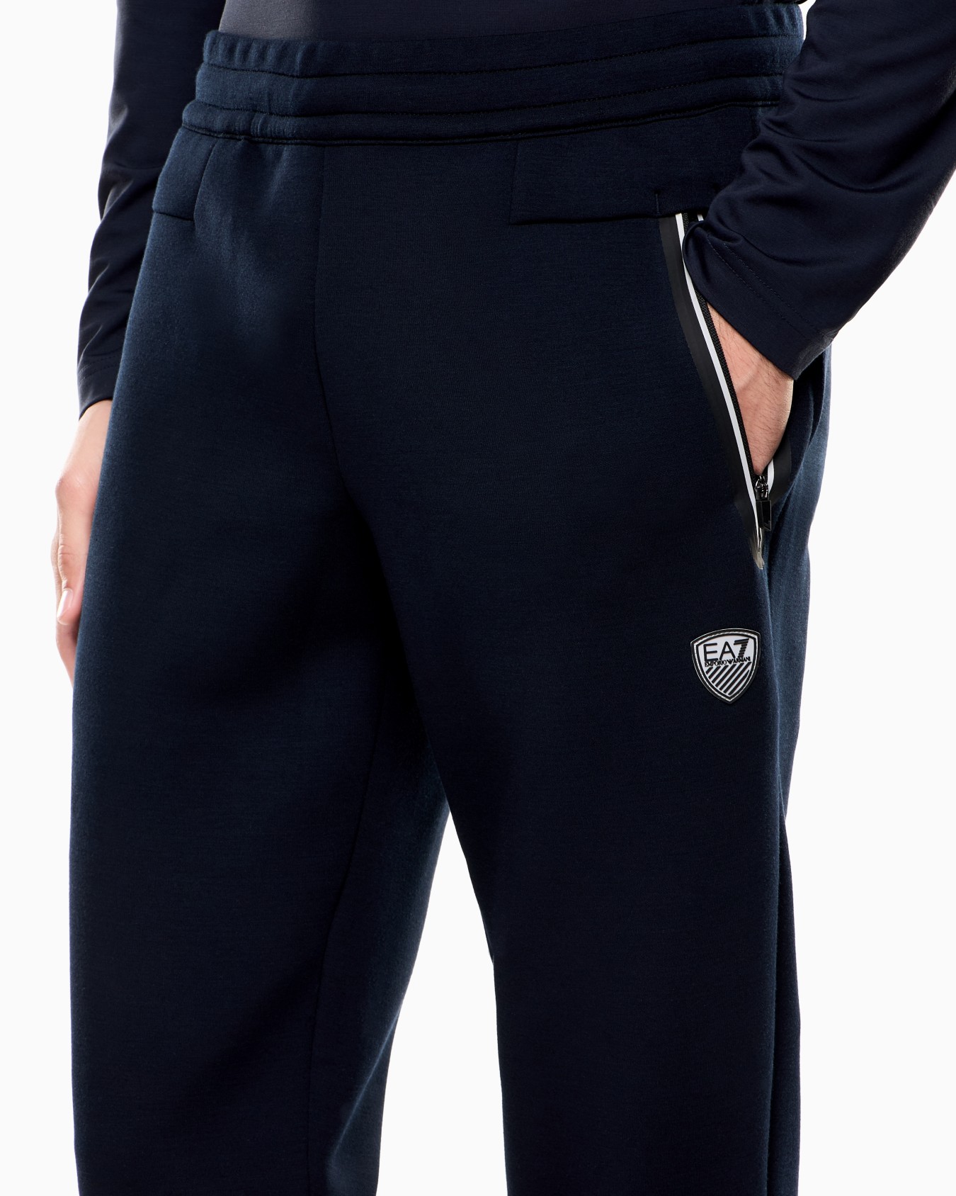 Pantalones de chándal de mezcla de viscosa elástica Premium Shield Diapositiva 4