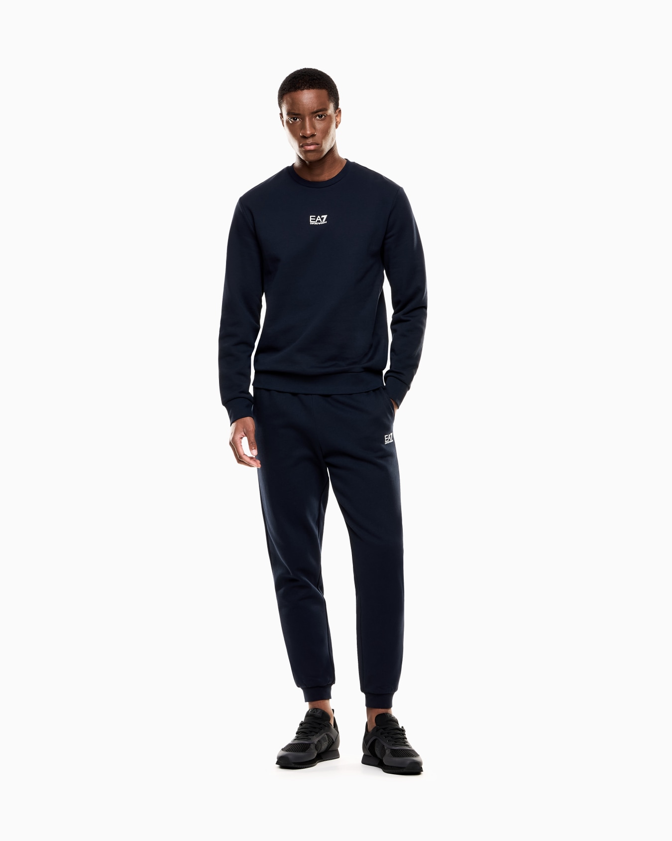 Pantalones de chándal de mezcla de algodón Core Identity Diapositiva 1