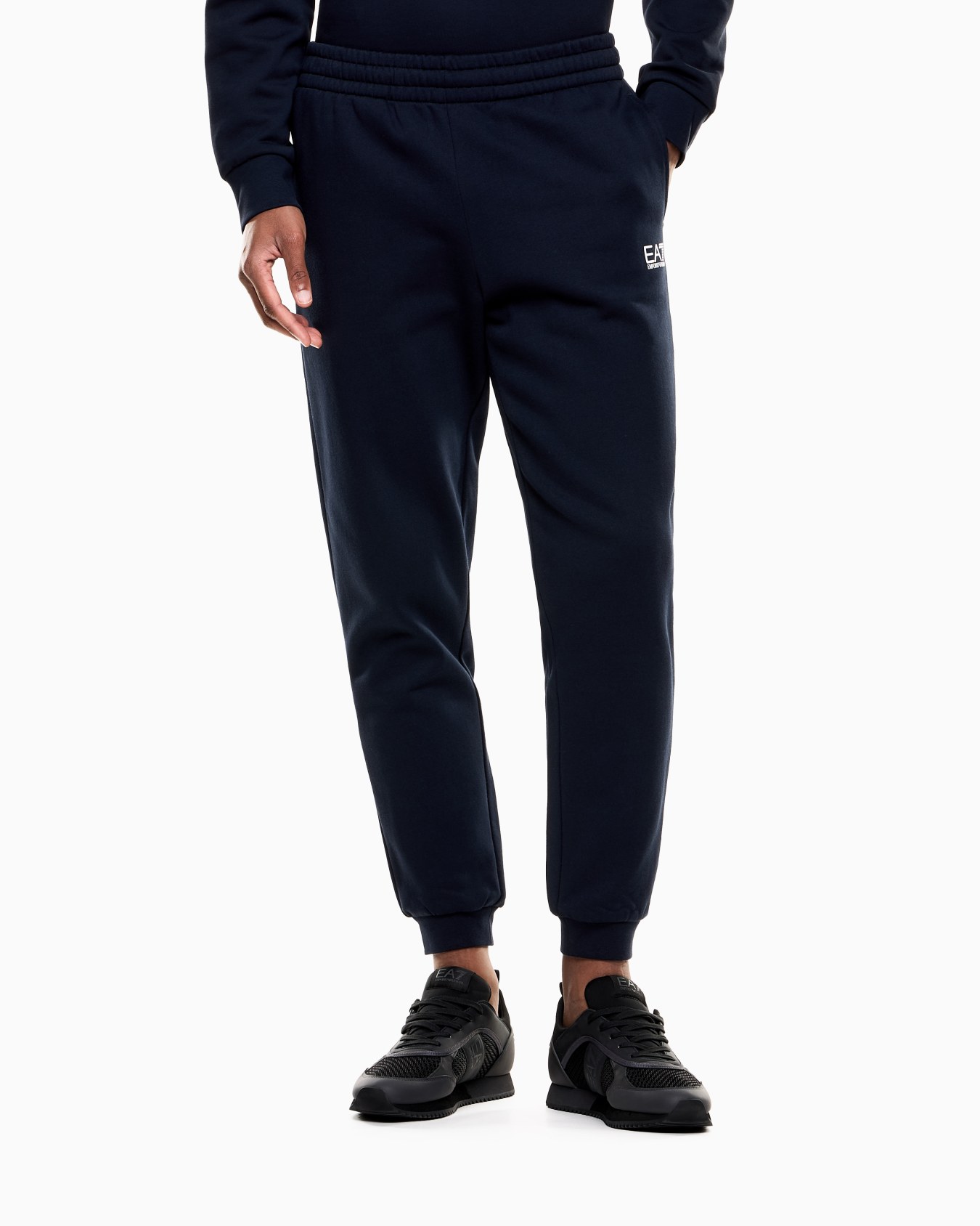 Pantalones de chándal de mezcla de algodón Core Identity Diapositiva 3