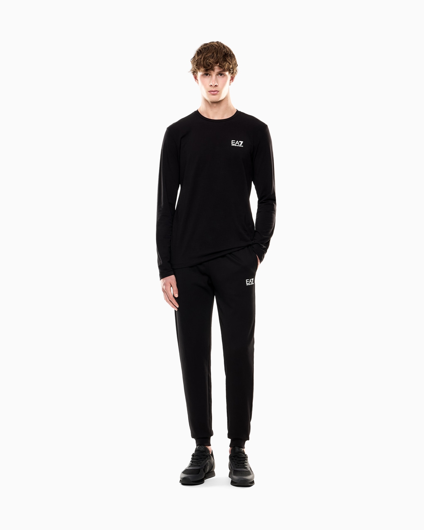 Pantaloni jogger Core Identity in cotone Slide 1