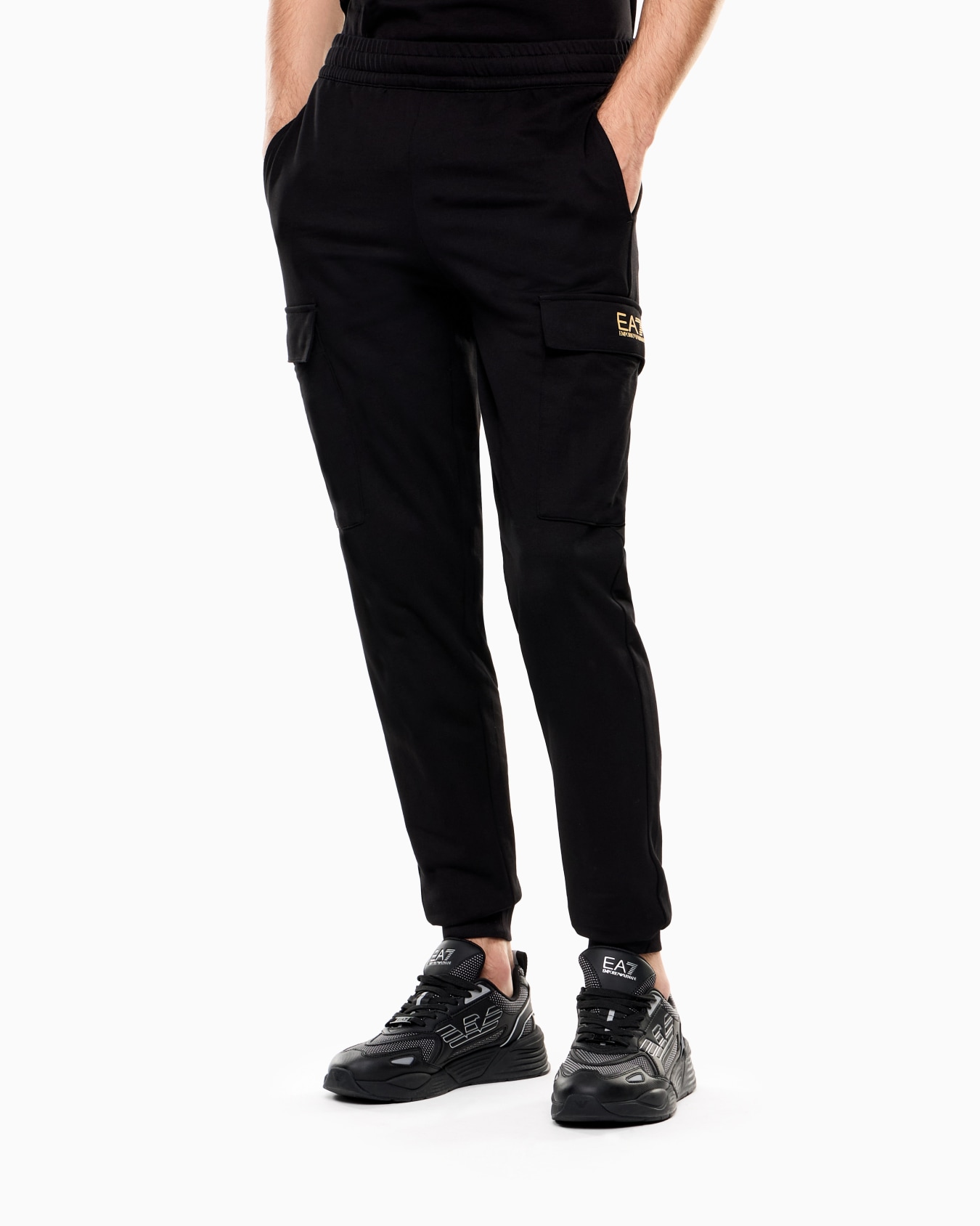 Core Identity cotton cargo trousers Slide 3