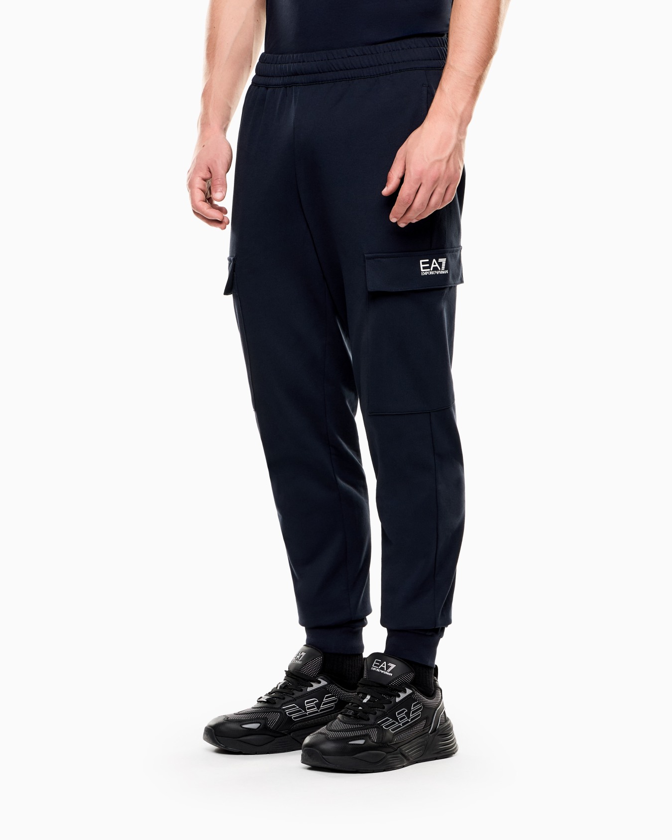 Core Identity cotton cargo trousers Slide 3