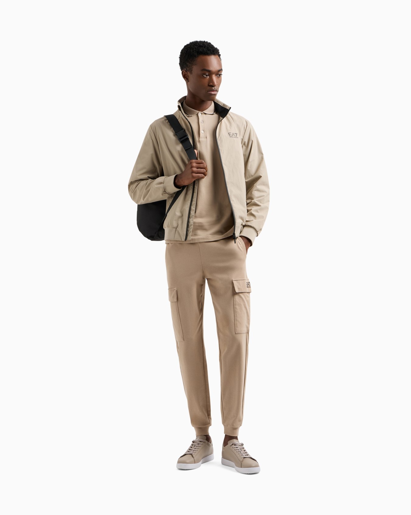 Pantalones cargo de algodón Core Identity Diapositiva 1
