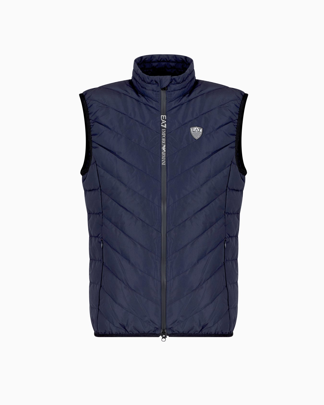 Packable technical fabric padded gilet Slide 0