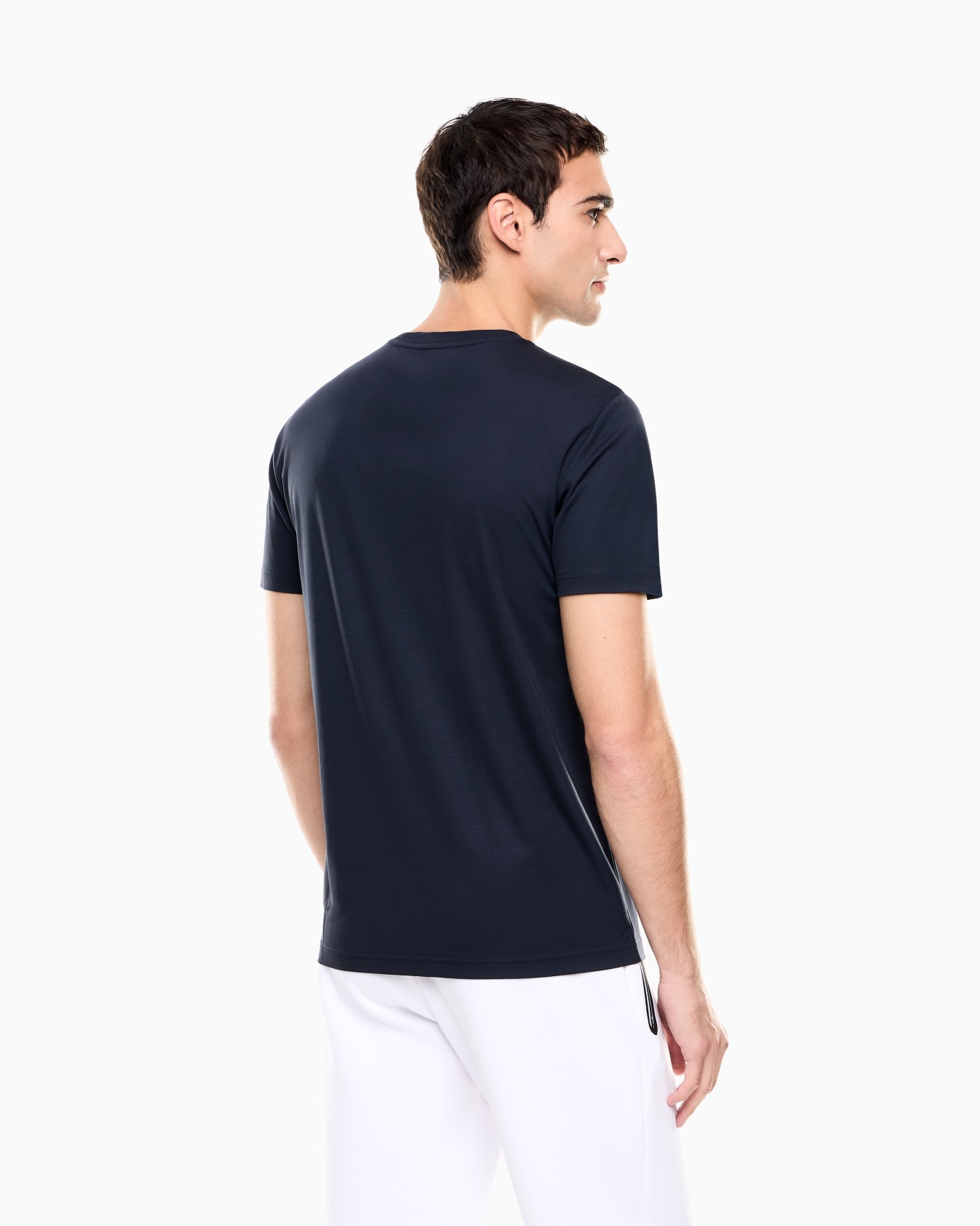 Camiseta de cuello redondo de mezcla de viscosa Premium Shield Diapositiva 2