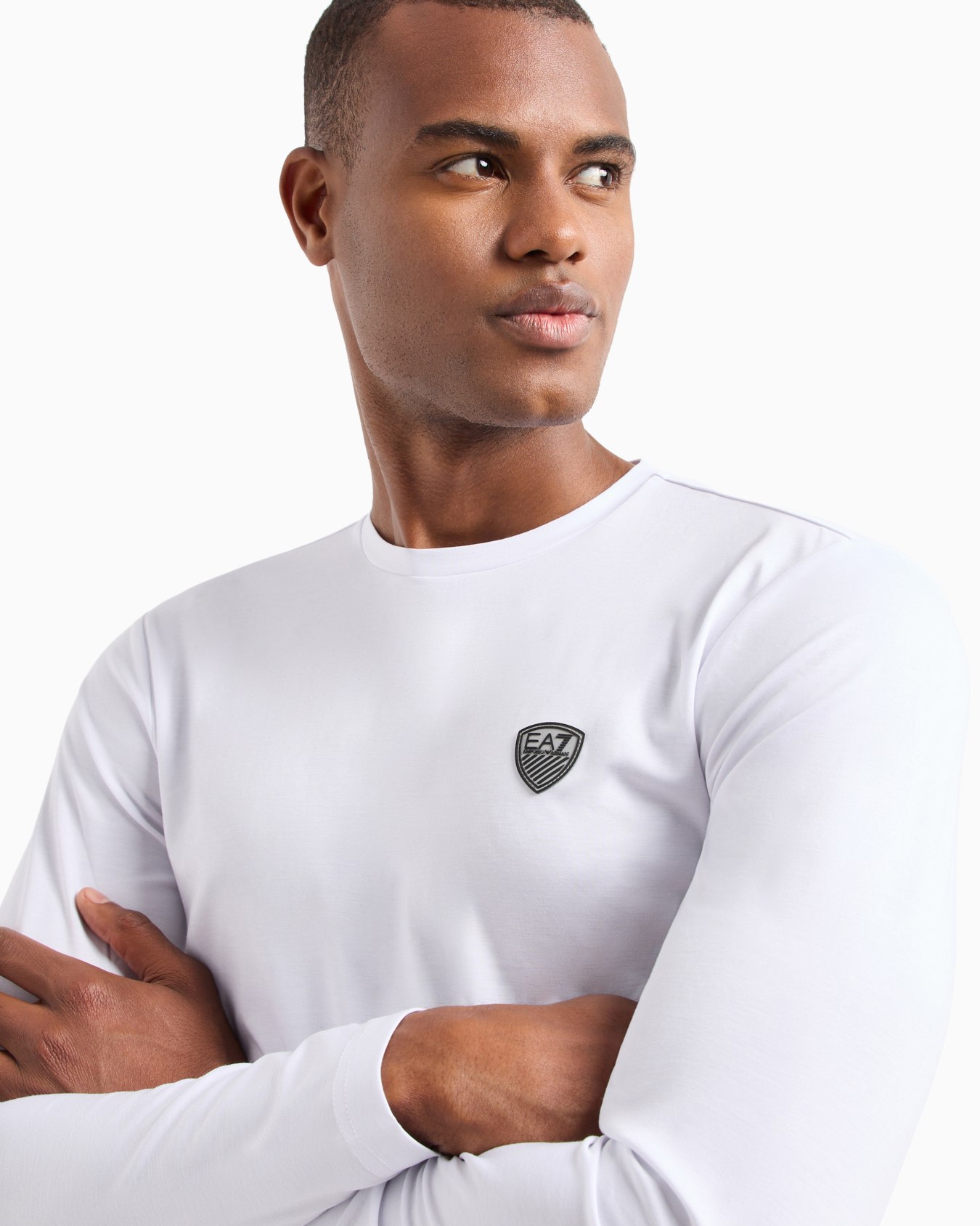 Stretch-jersey, long-sleeved T-shirt Slide 4