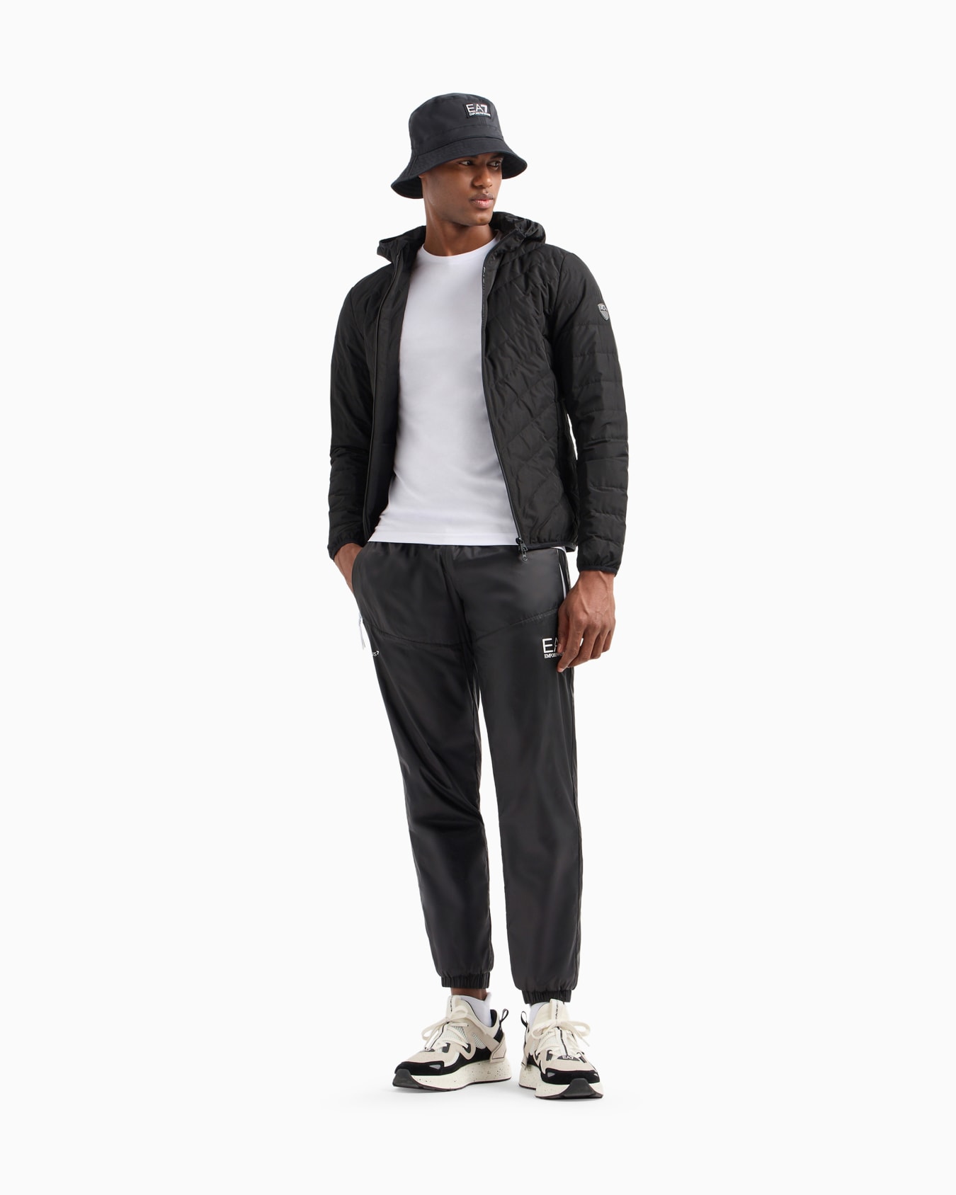 Stretch-jersey, long-sleeved T-shirt Slide 1