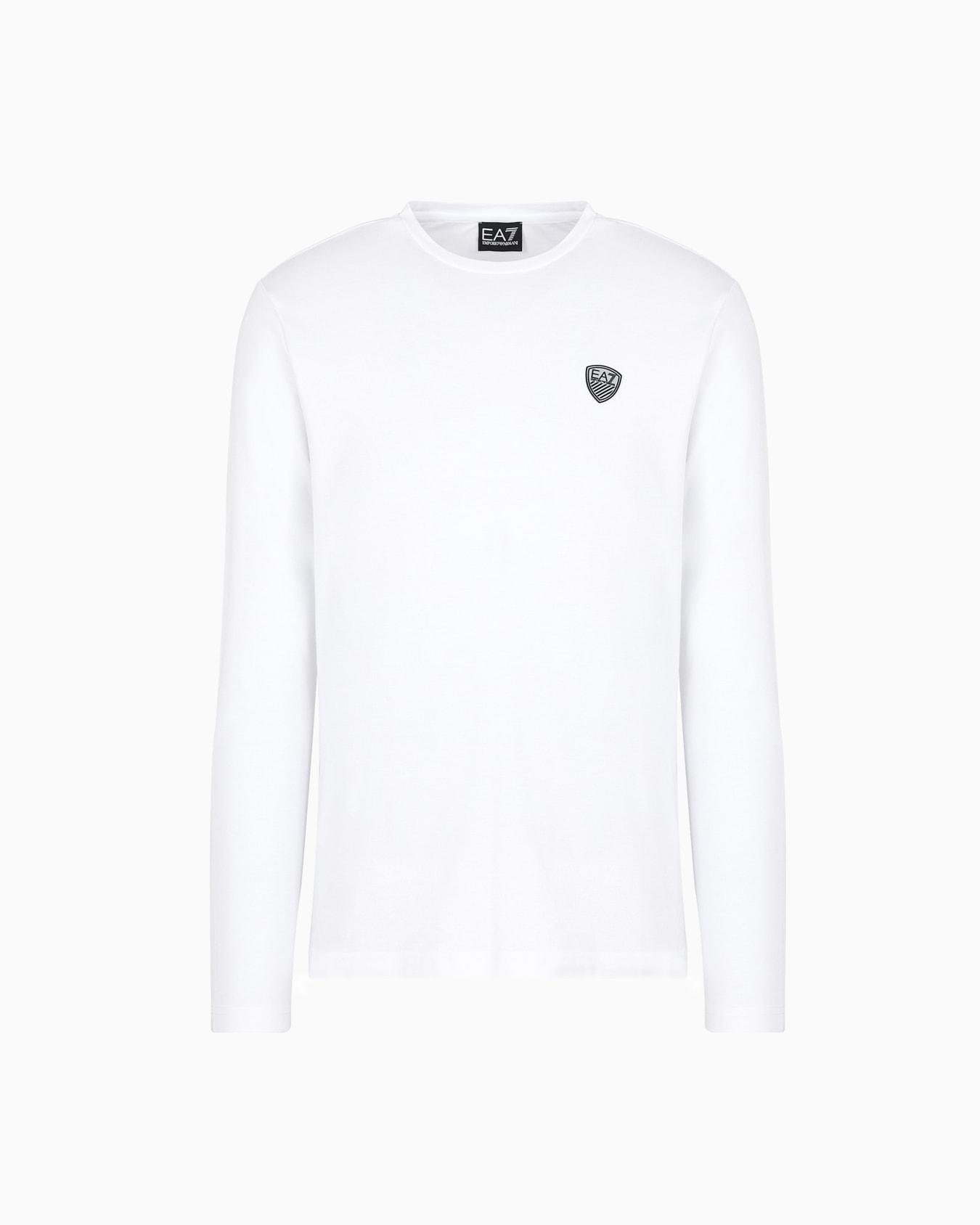 Stretch-jersey, long-sleeved T-shirt Slide 0
