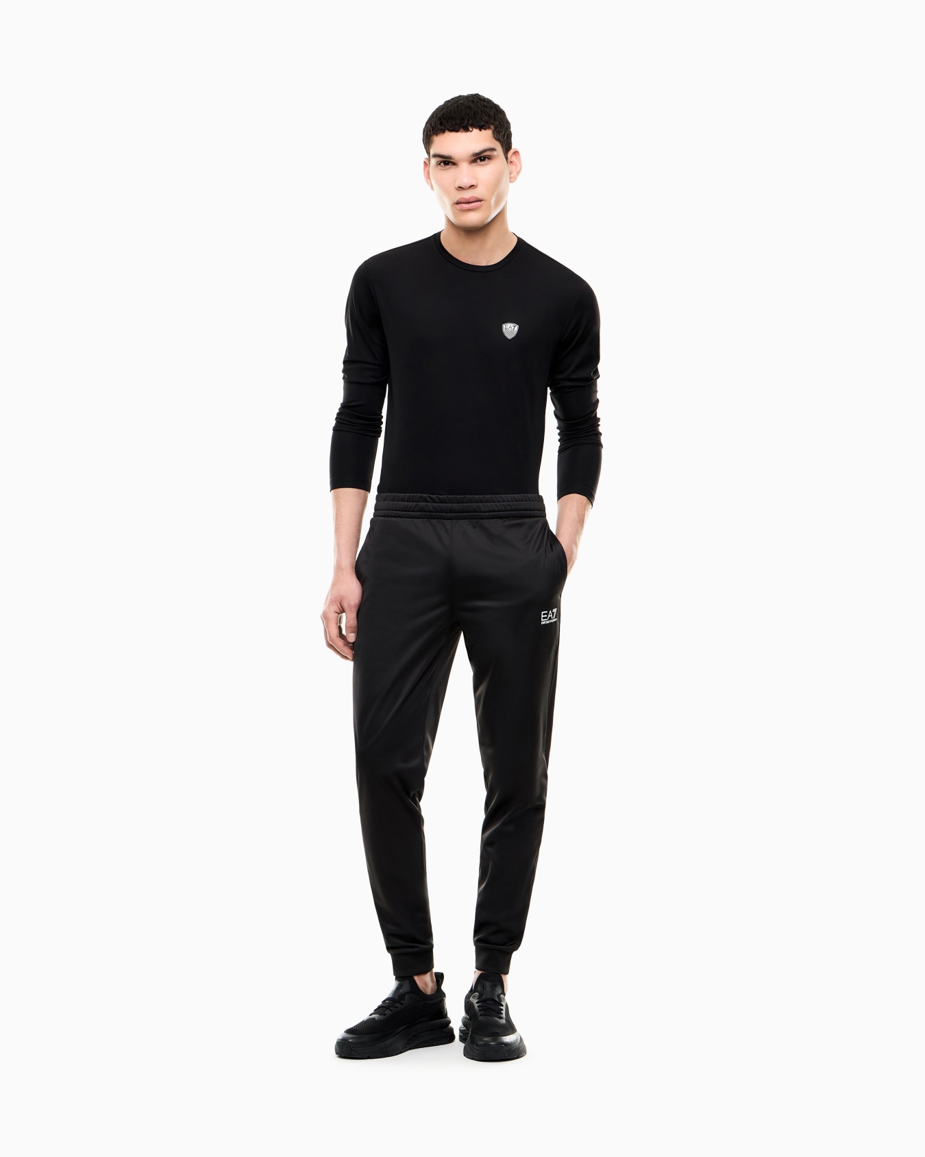 Langarmshirt aus Stretchjersey Folie 1