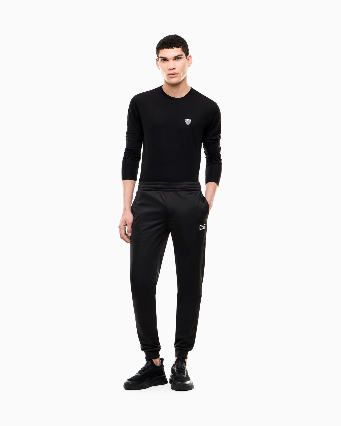 Langarmshirt aus Stretchjersey Folie 1