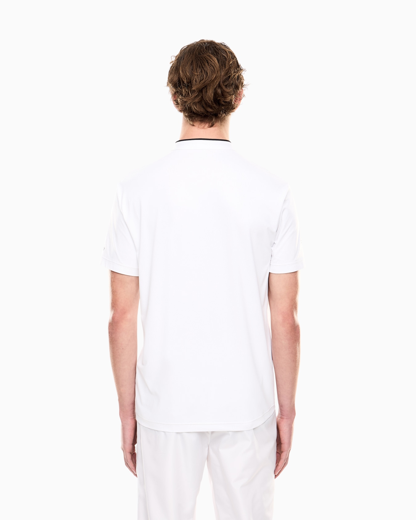 Tennis Pro Henley-collar polo shirt in VENTUS7 technical fabric Slide 2