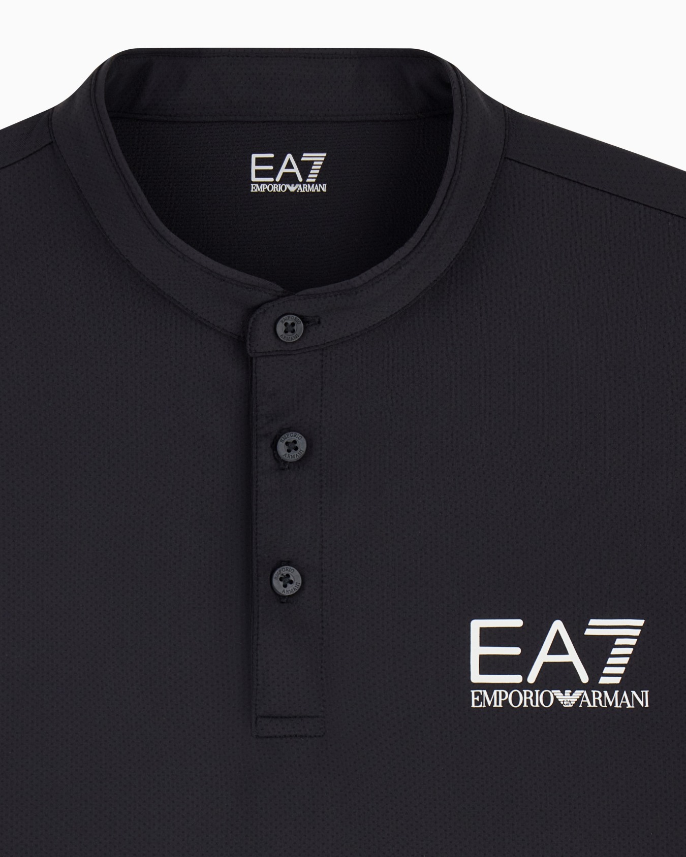 Tennis Pro Henley-collar polo shirt in VENTUS7 technical fabric Slide 4