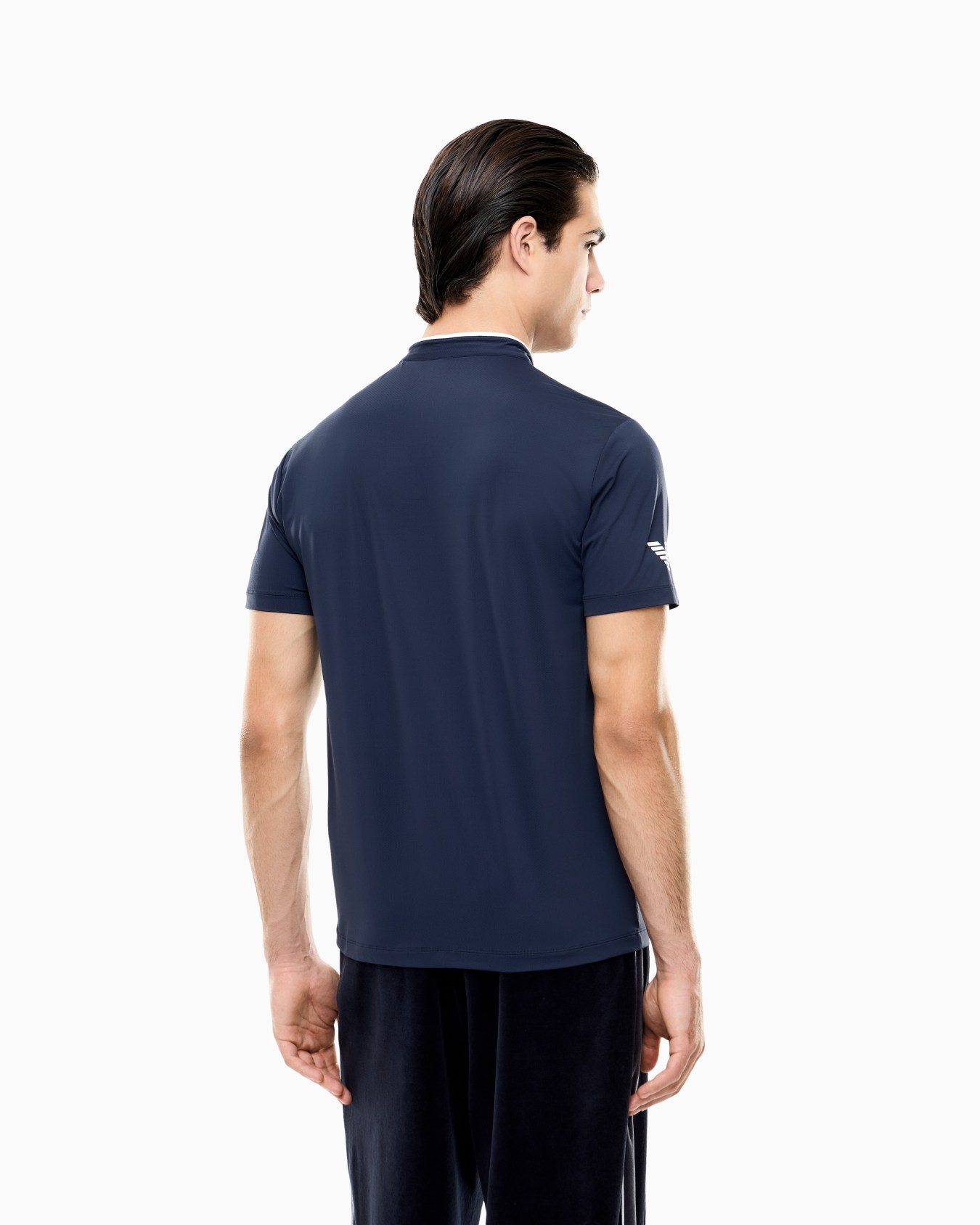 Tennis Pro Henley-collar polo shirt in VENTUS7 technical fabric Slide 5