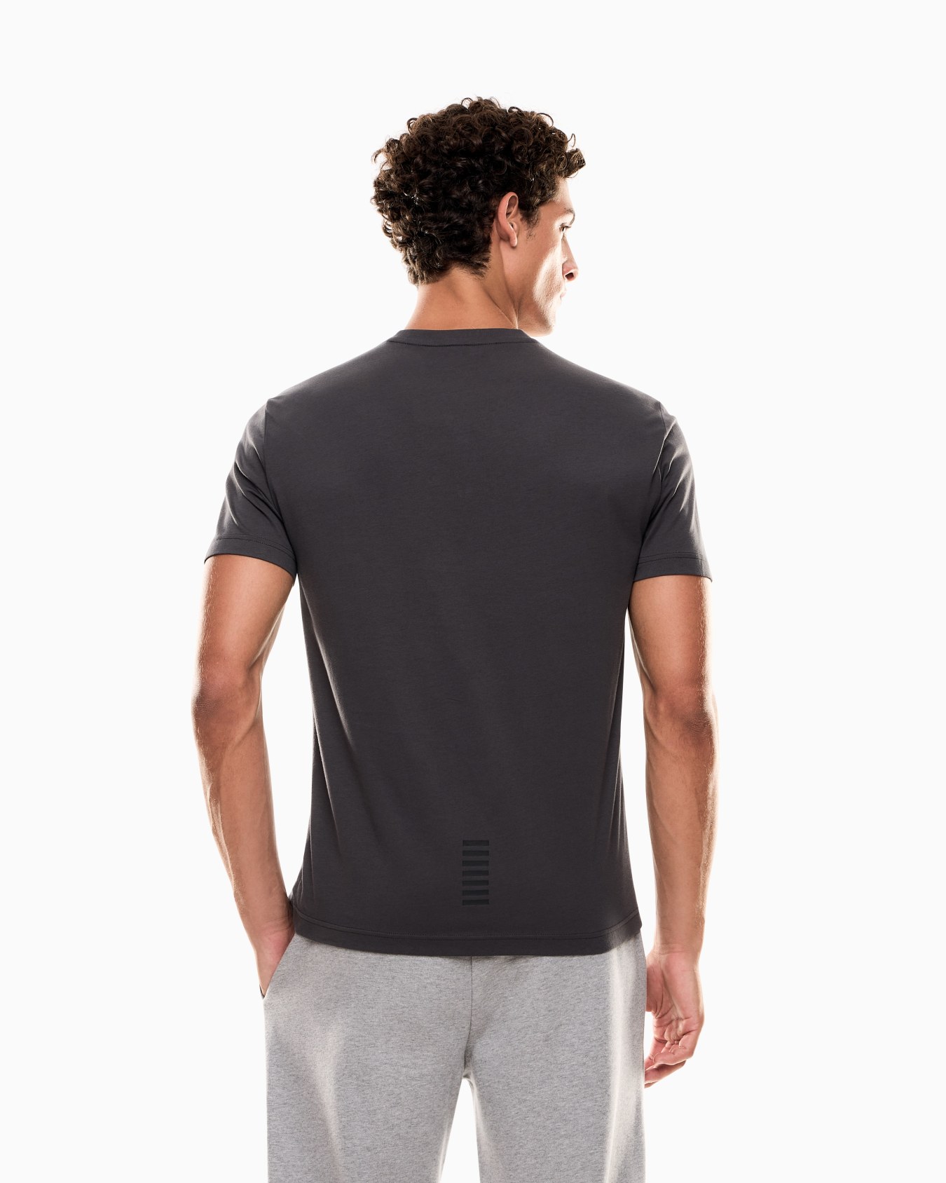 Camiseta Core Identity de algodón Pima Diapositiva 2