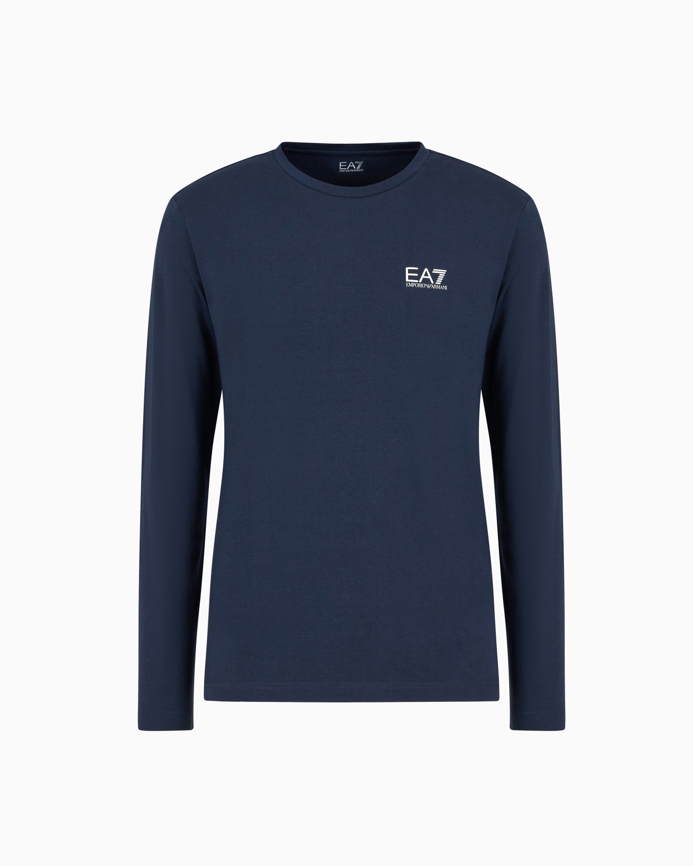 Long-sleeved cotton Core Identity T-shirt Slide 0