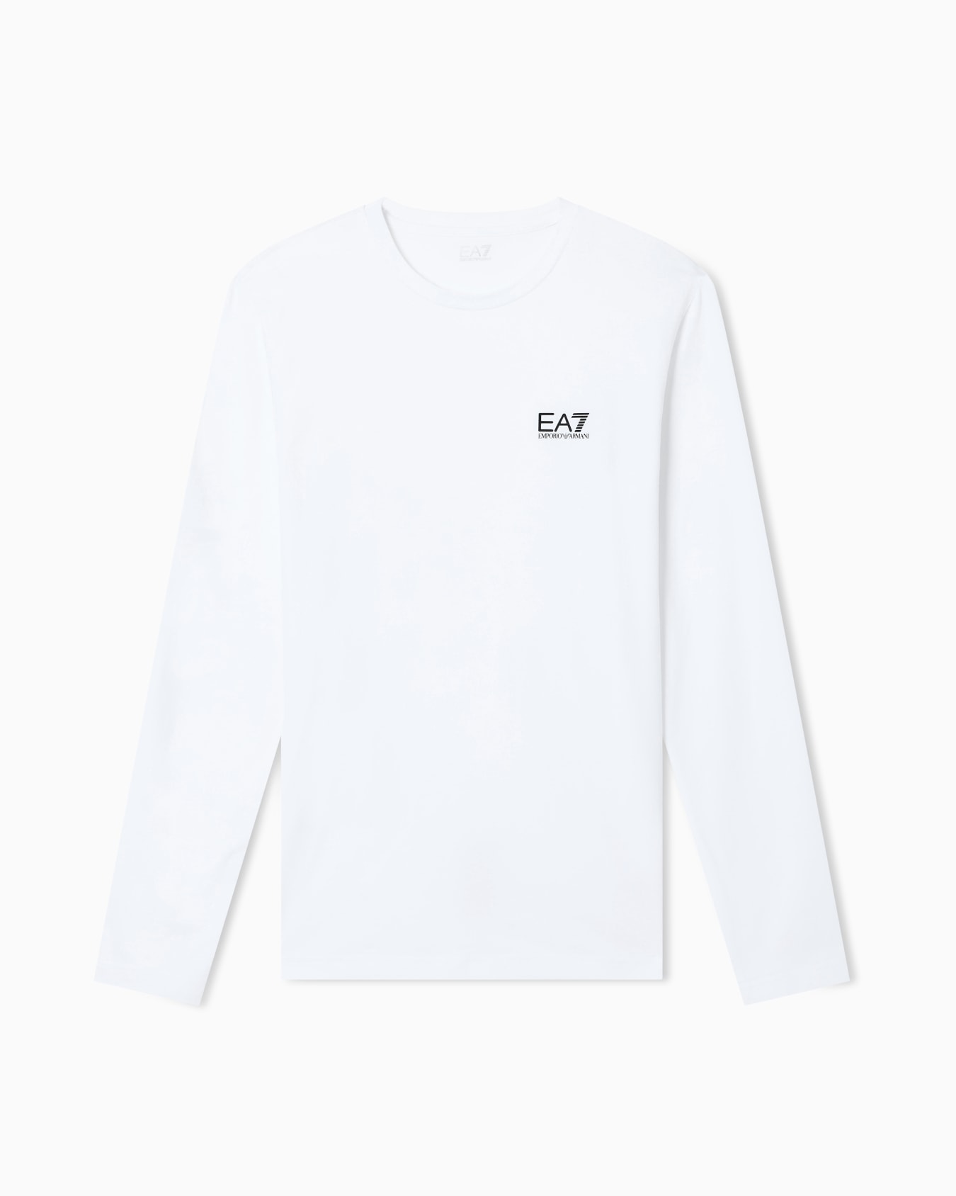 Long-sleeved cotton Core Identity T-shirt Slide 0