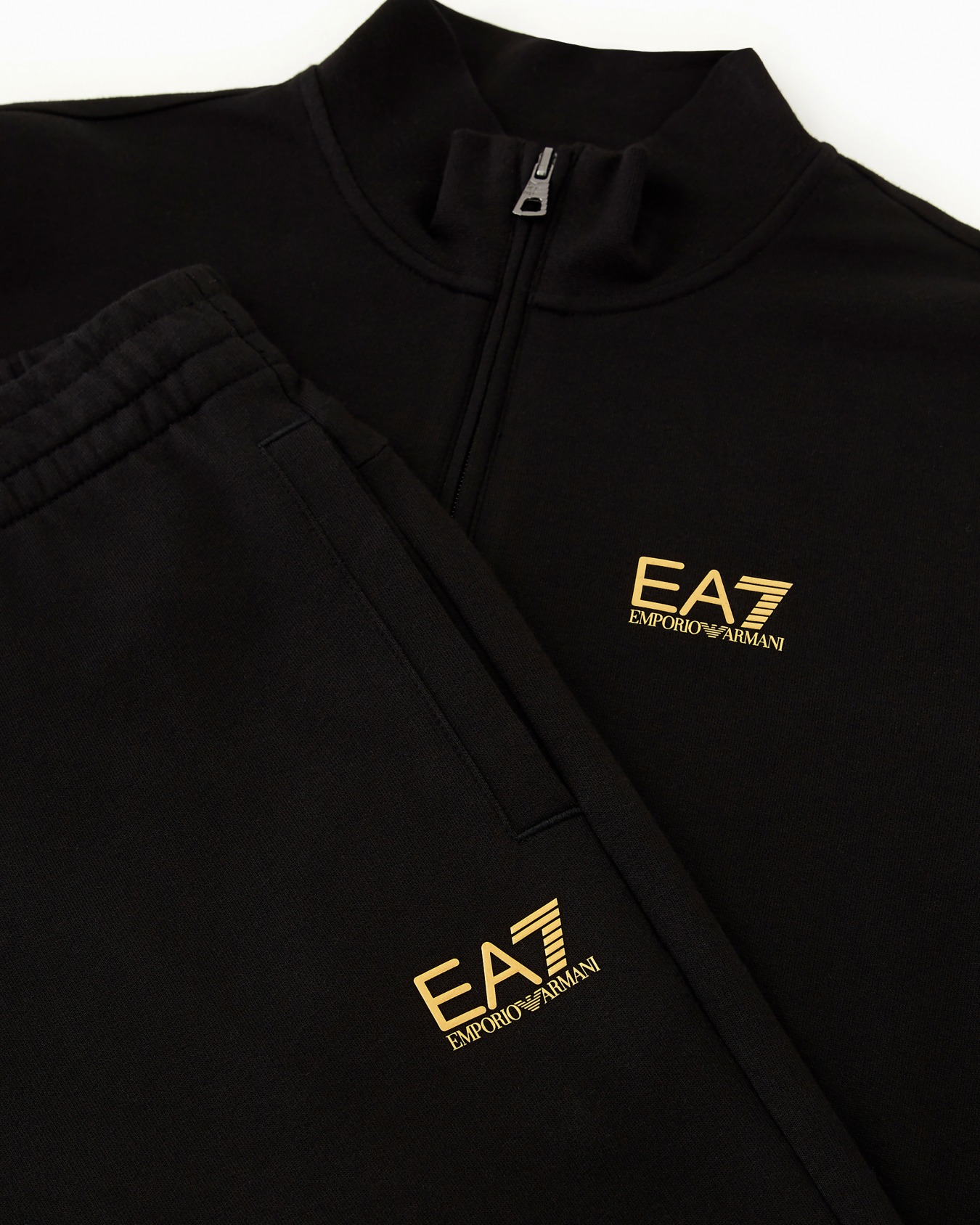 Core Identity cotton tracksuit with logo Slide 1