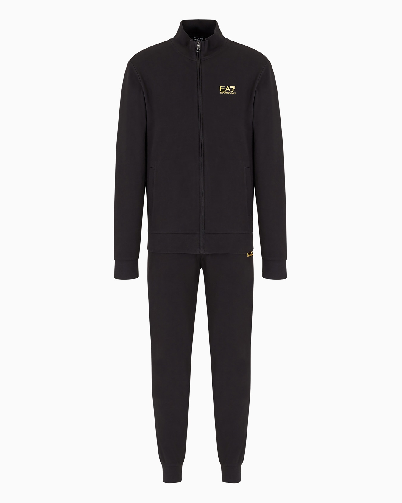 Core Identity cotton tracksuit with logo Slide 0