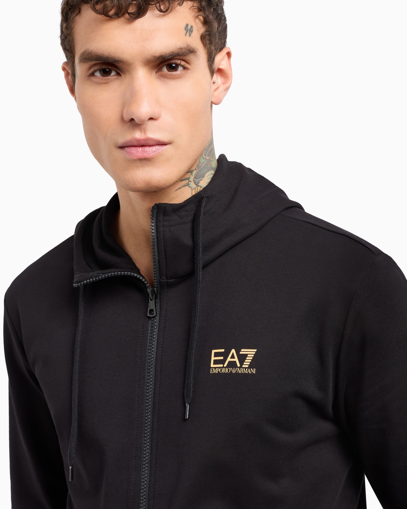 Core Identity cotton-jersey tracksuit Slide 4