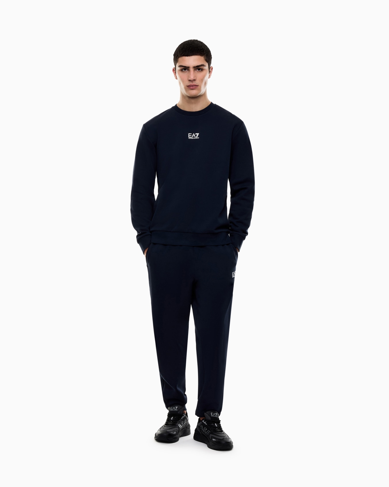 Tracksuit Core Identity regular fit in cotton blend jersey Slide 1
