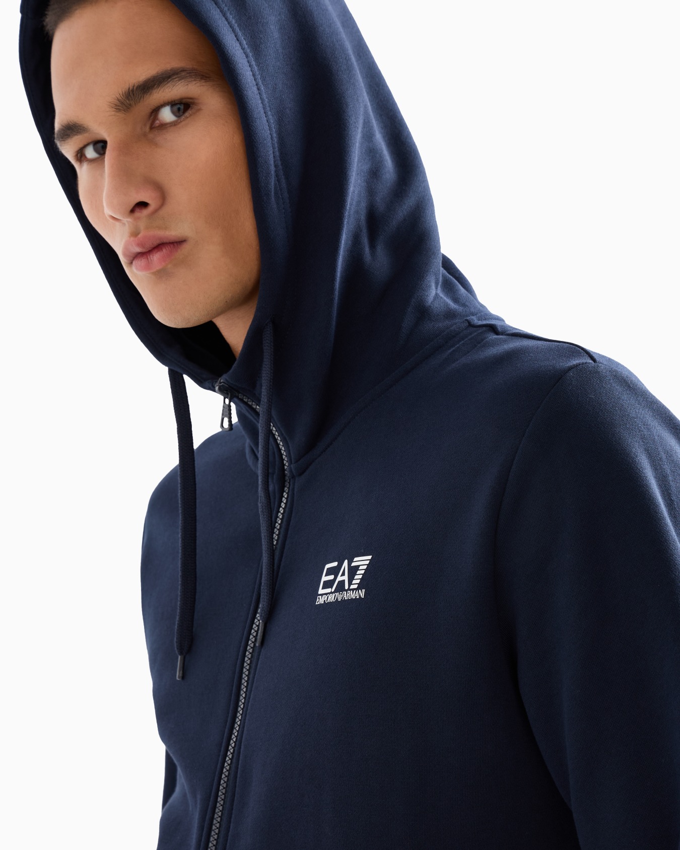 Core Identity cotton-blend hooded tracksuit Slide 4