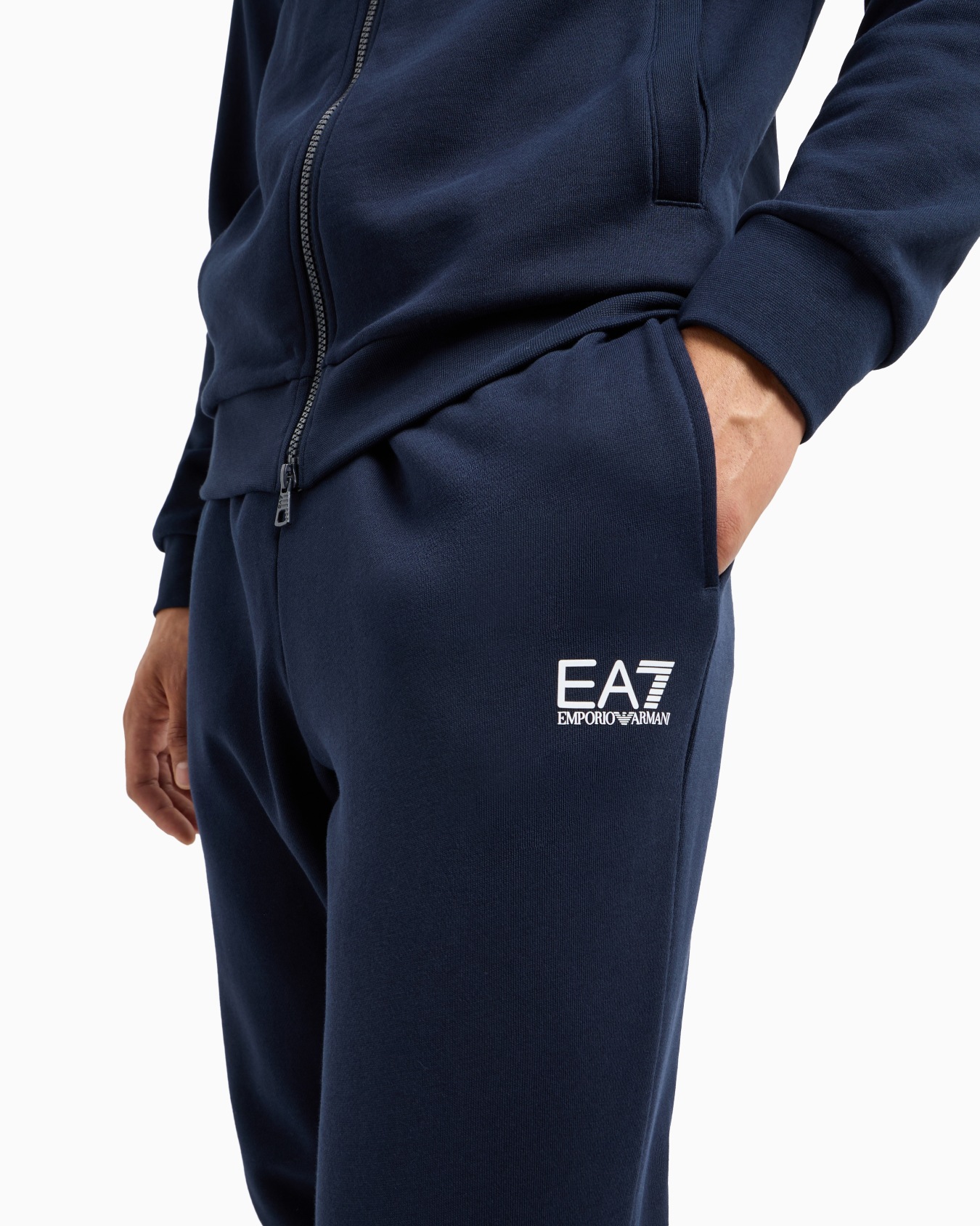 Core Identity cotton-blend hooded tracksuit Slide 5