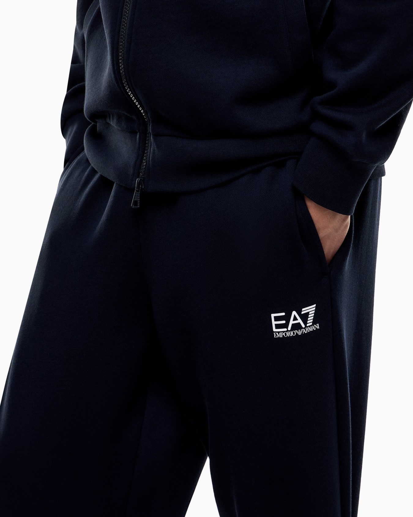 Core Identity cotton-blend hooded tracksuit Slide 6