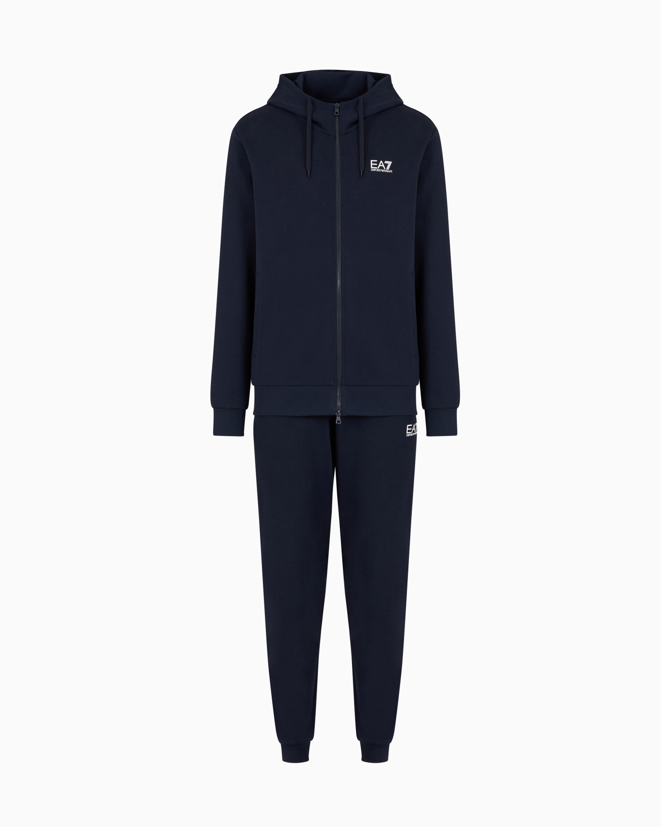 Core Identity cotton-blend hooded tracksuit Slide 0