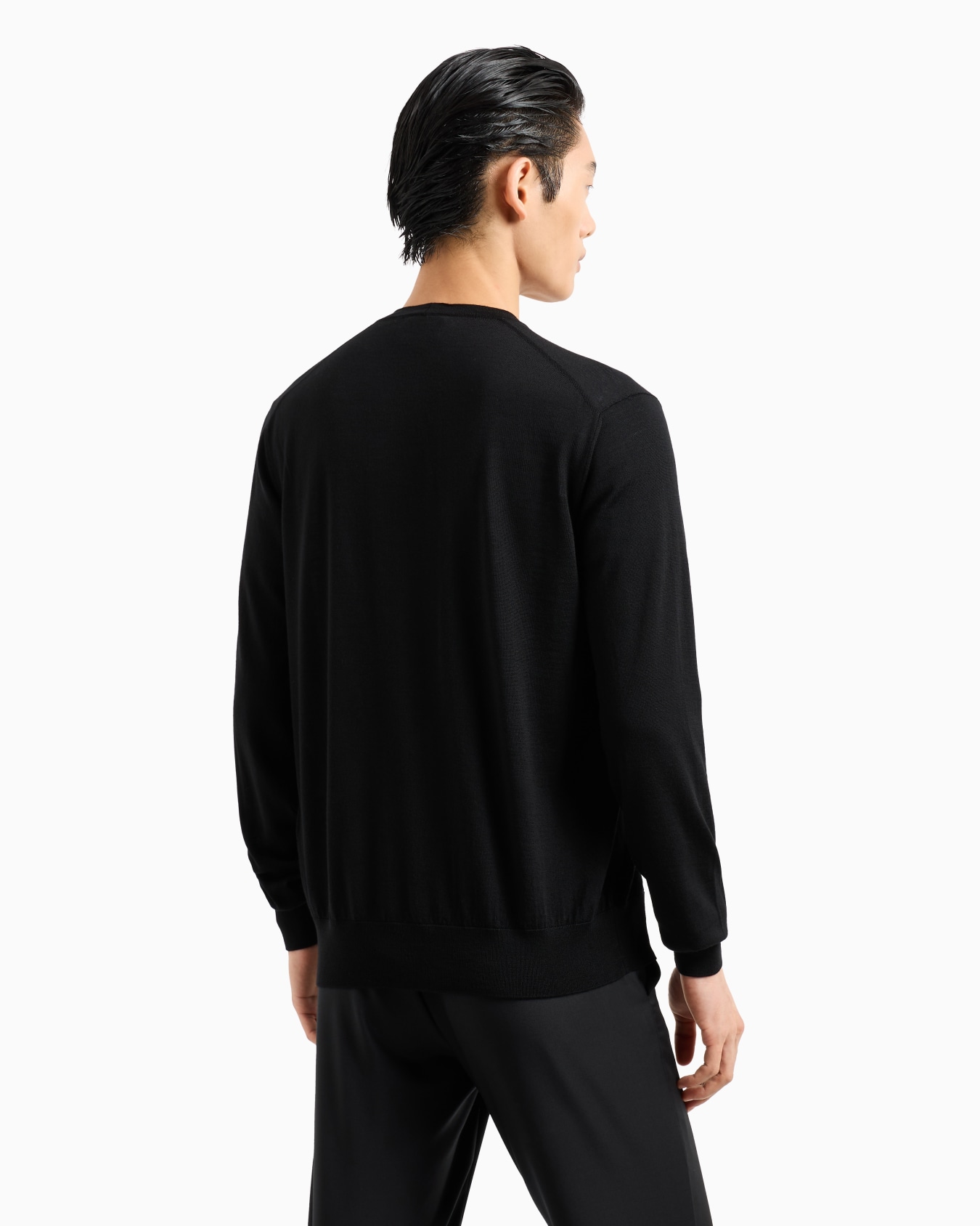 Virgin-wool cardigan with buttons Slide 2