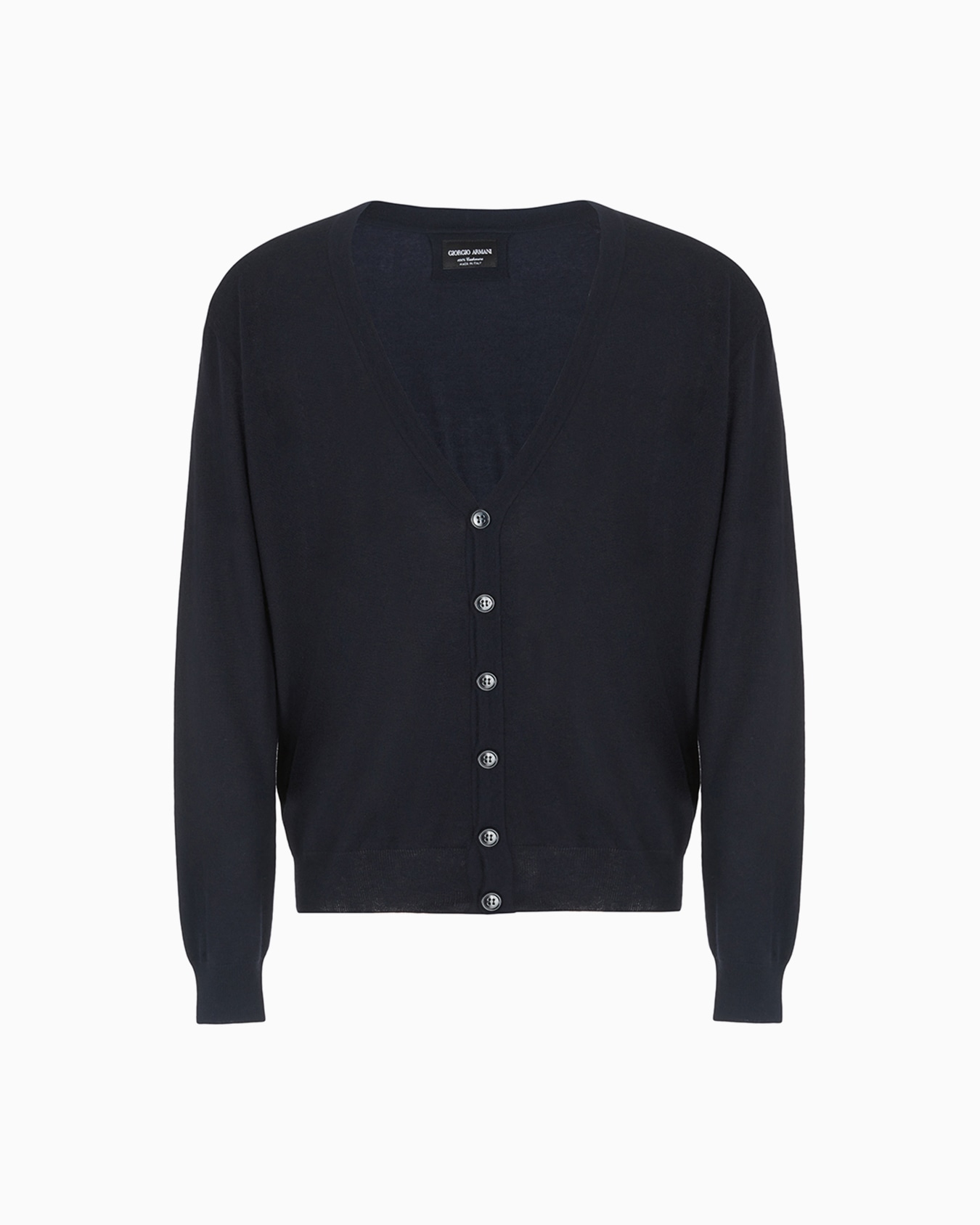 Cardigan con bottoni in cashmere Slide 0