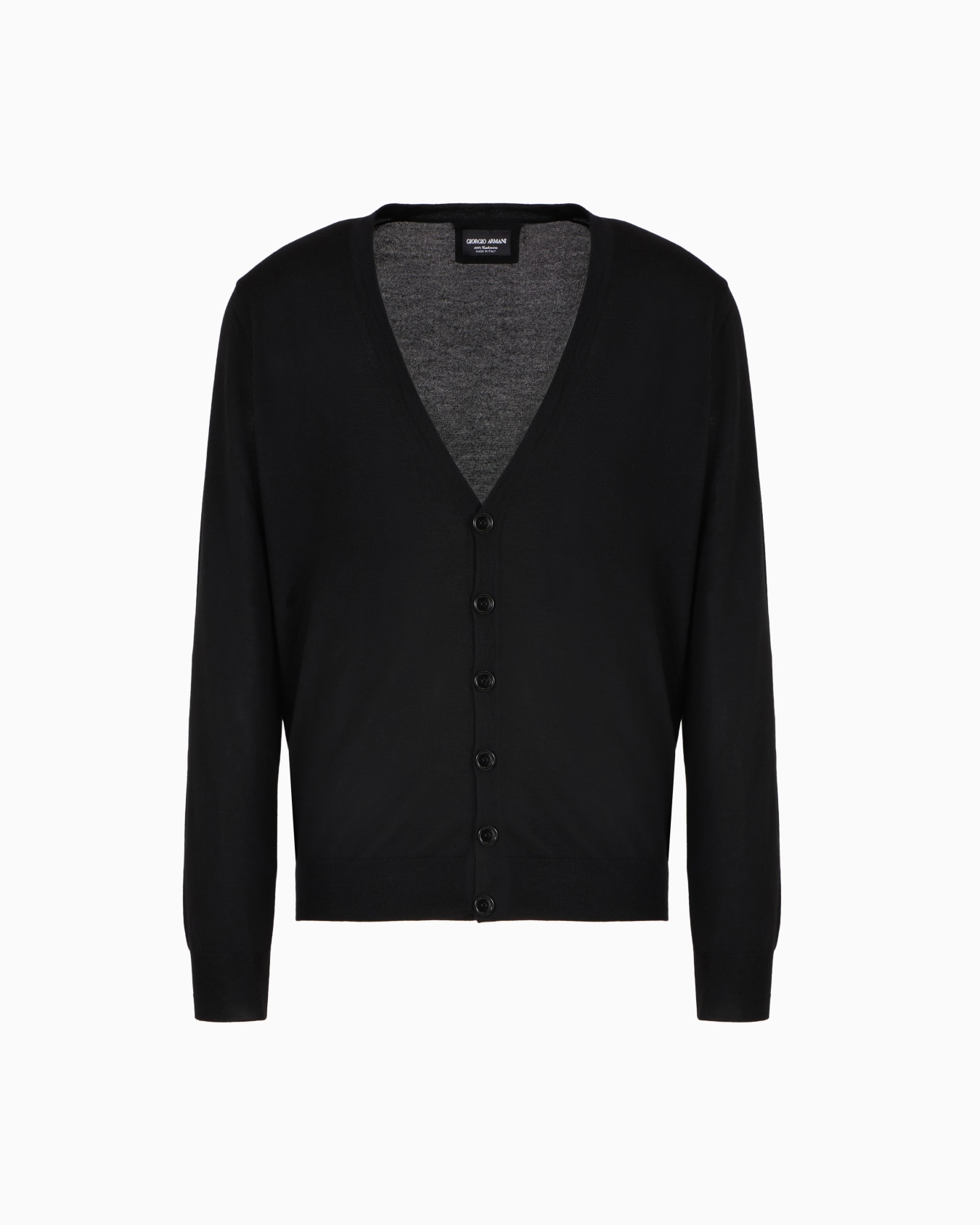 Cardigan con bottoni in cashmere Slide 0