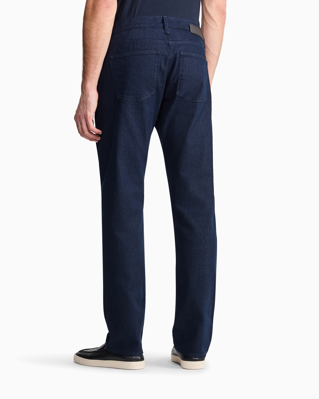 Regular-fit, five-pocket trousers in stretch cotton Slide 5