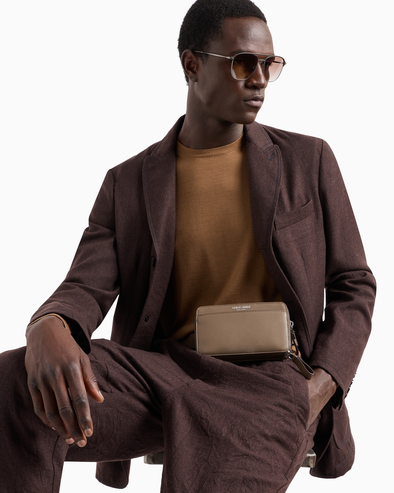 Jersey de lana virgen con cuello redondo Diapositiva 5