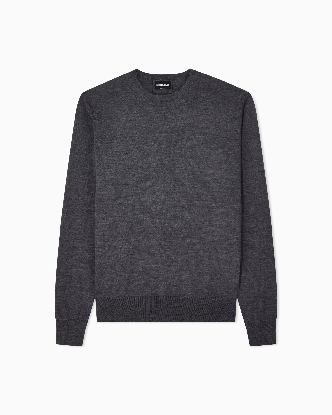 Pullover mit Rundhalsausschnitt aus Schurwolle Folie 0