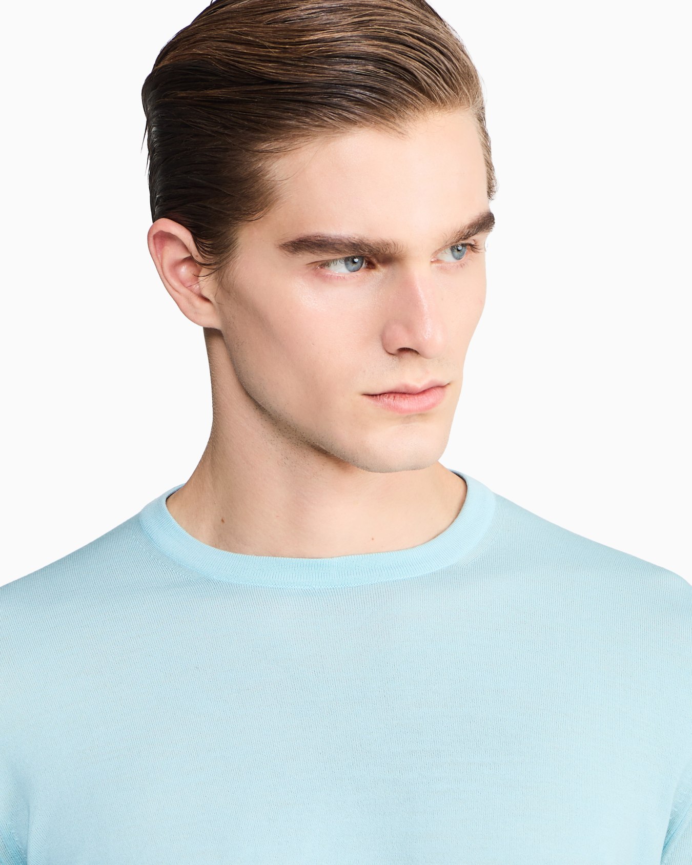 Virgin-wool, crew-neck jumper Slide 4