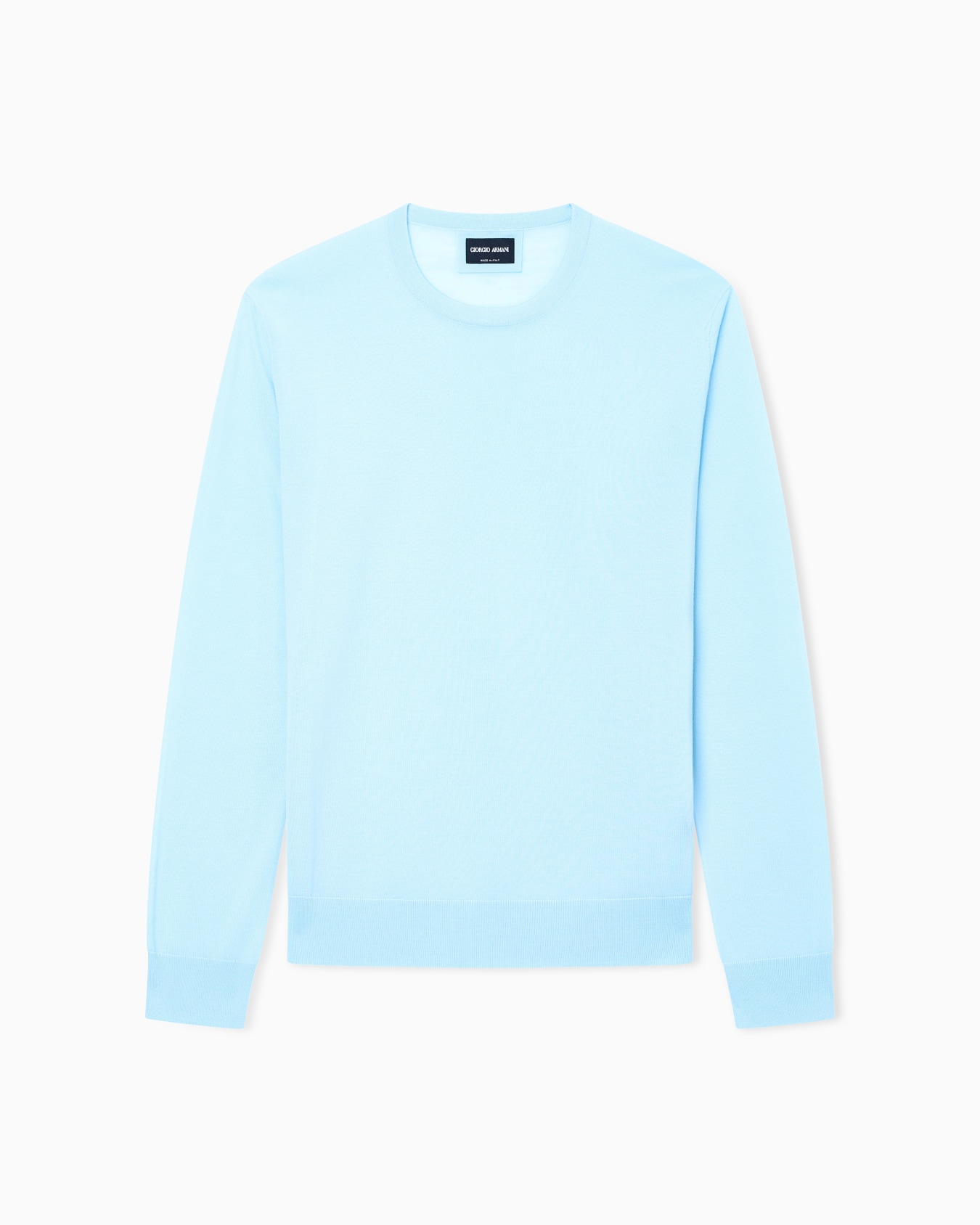 Pullover mit Rundhalsausschnitt aus Schurwolle Folie 0