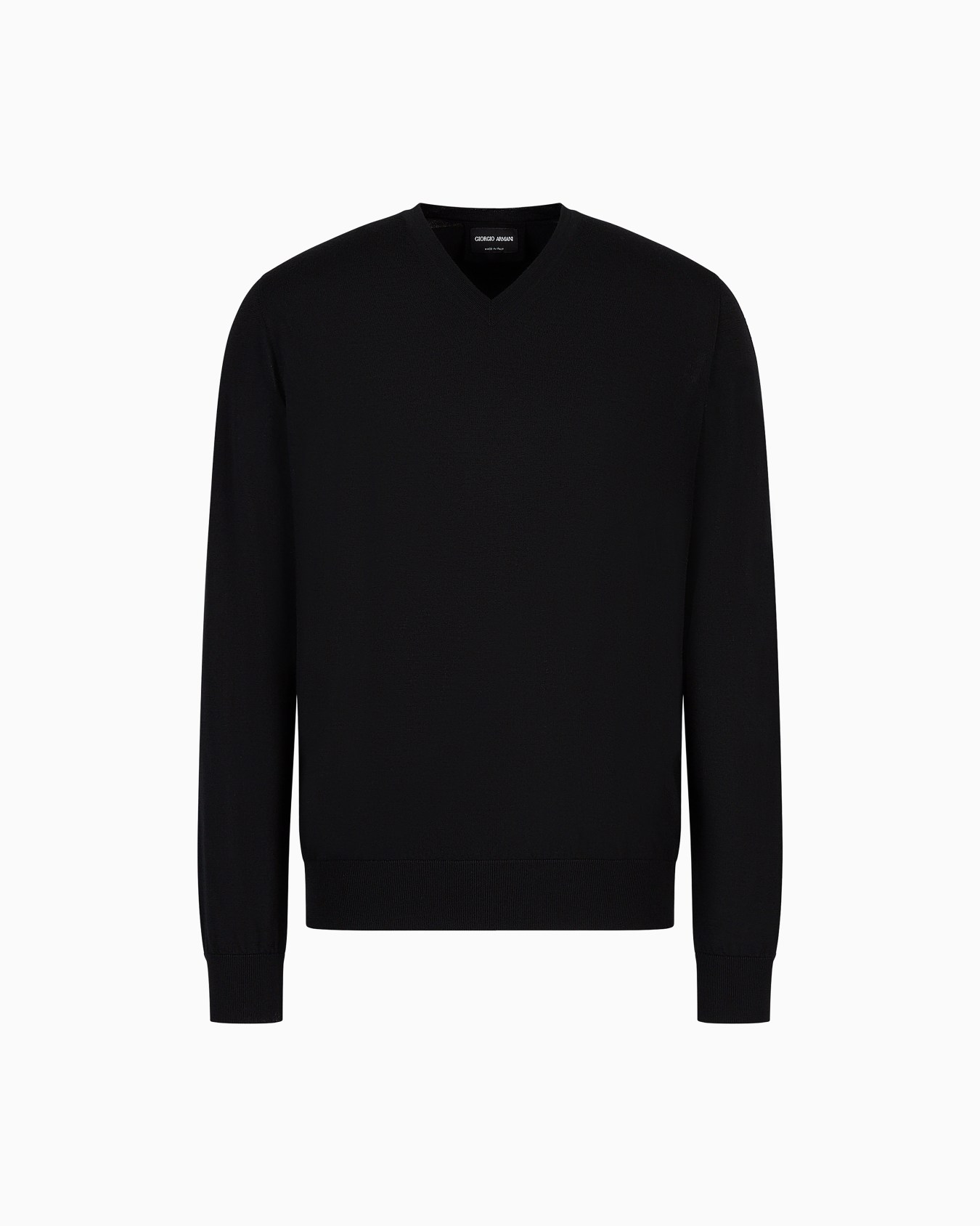 Pure virgin wool, crew-neck jumper Slide 0