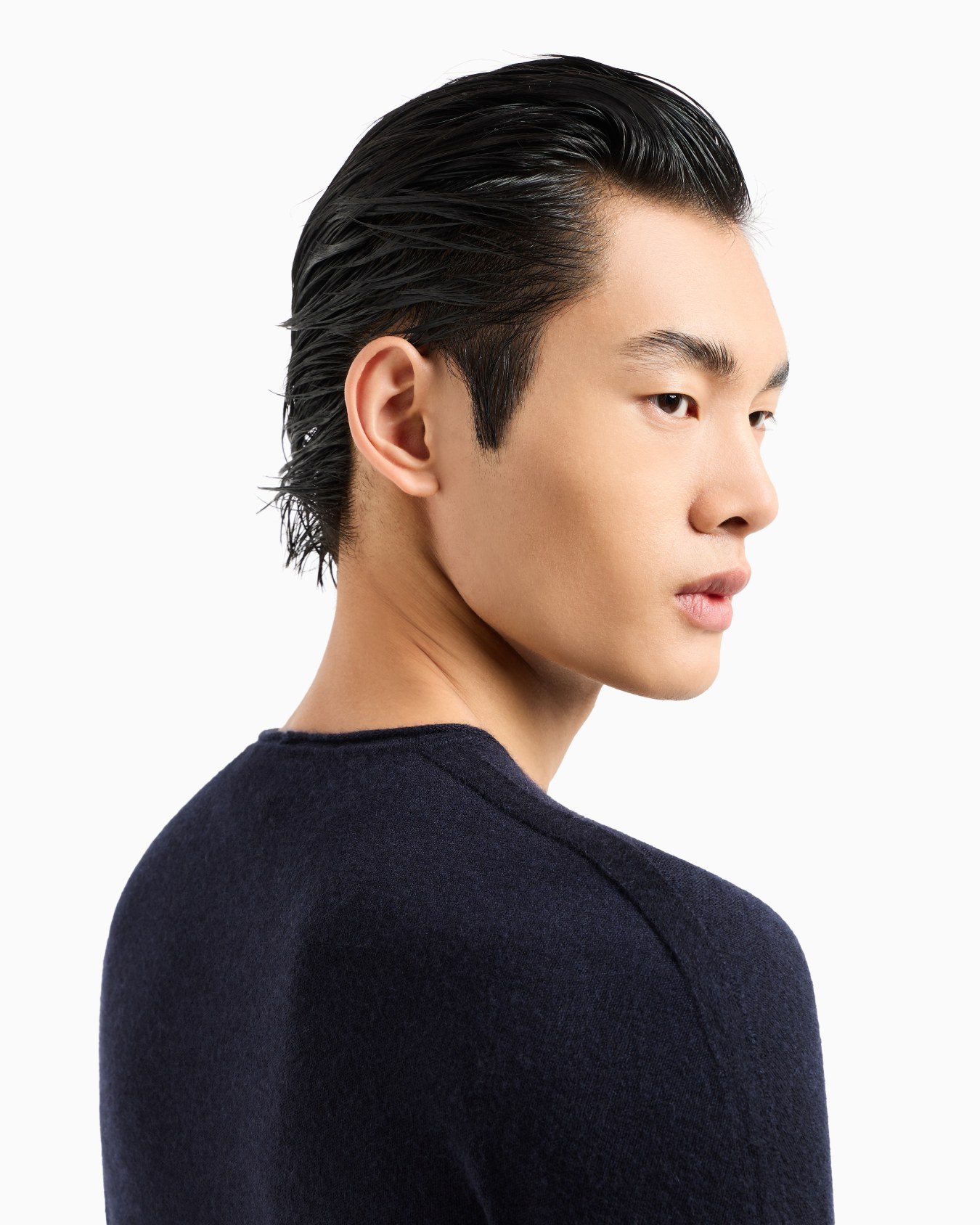 Icon cashmere interlock crew-neck jumper Slide 4