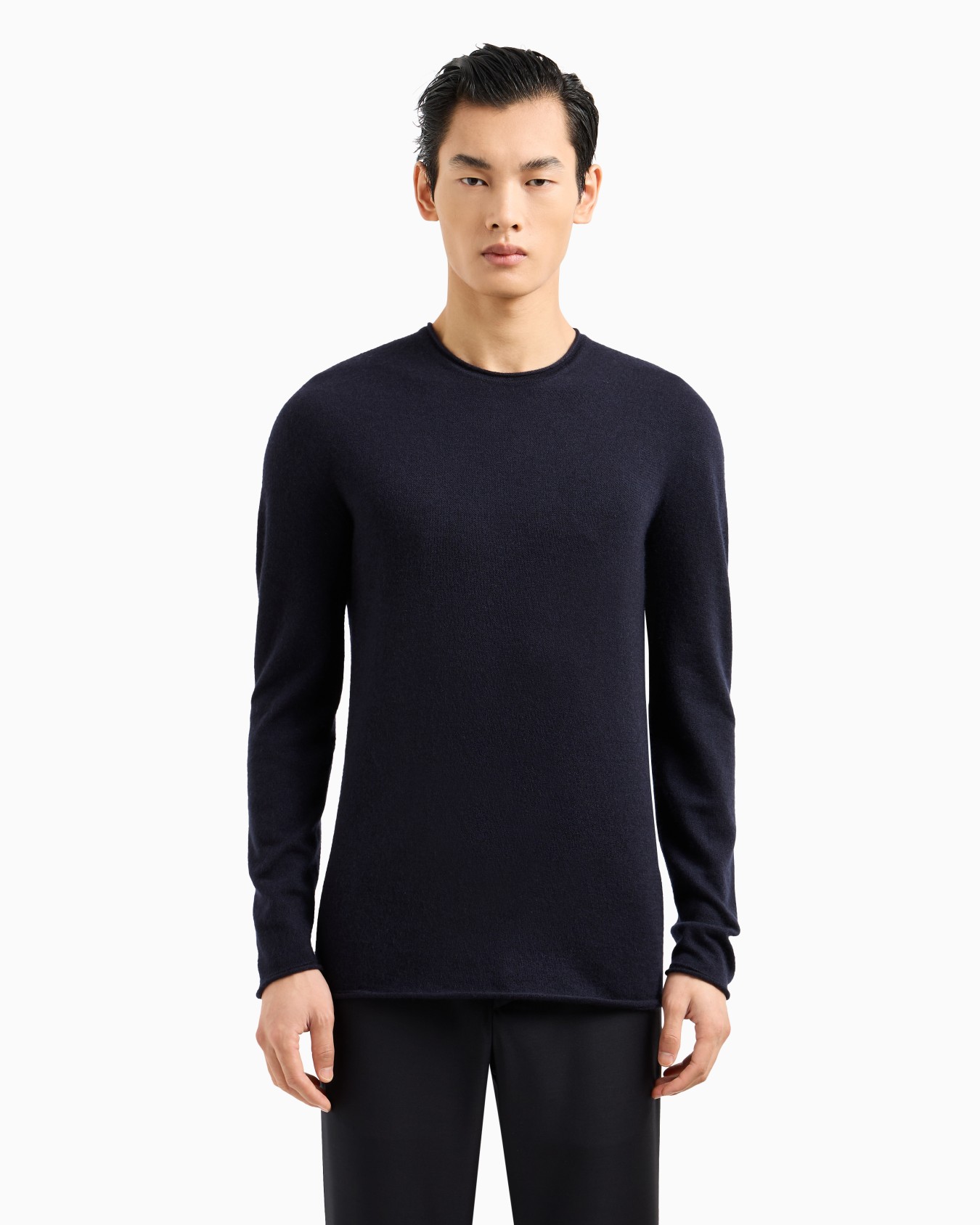 Icon cashmere interlock crew-neck jumper Slide 3